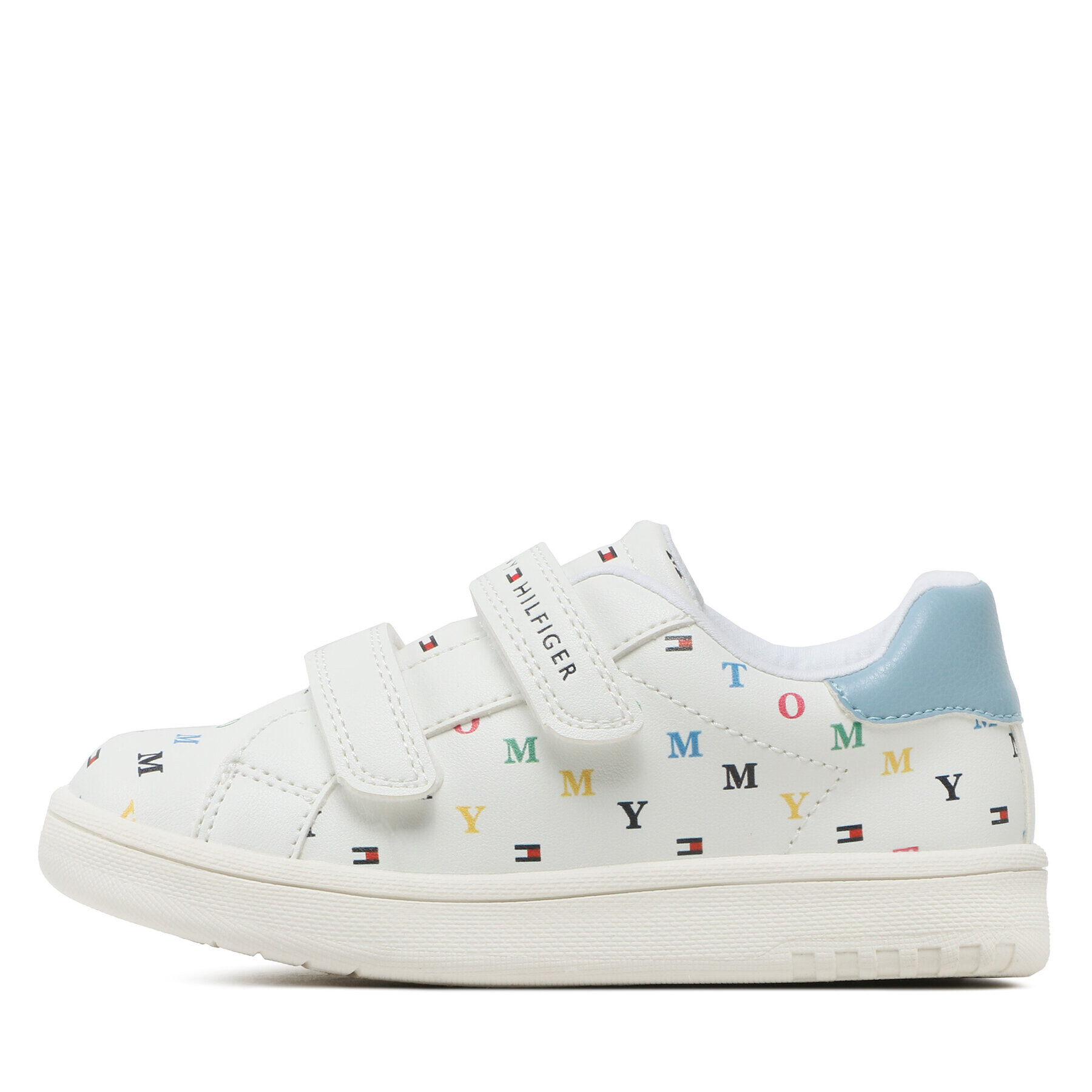 Tommy Hilfiger Sneakersy Logo Low Cut Velcro Sneaker T1B9-32864-1355 S Bílá - Pepit.cz