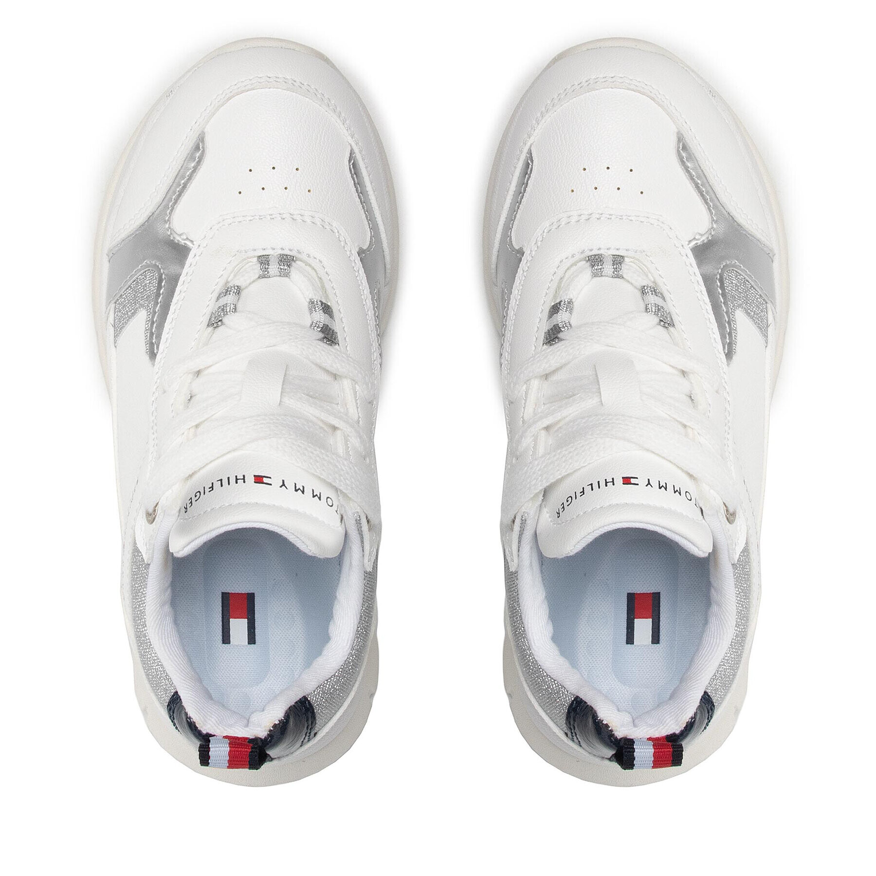 Tommy Hilfiger Sneakersy Low Cut Lace-Up Sneaker T3A4-32162-0196Y955 M Bílá - Pepit.cz