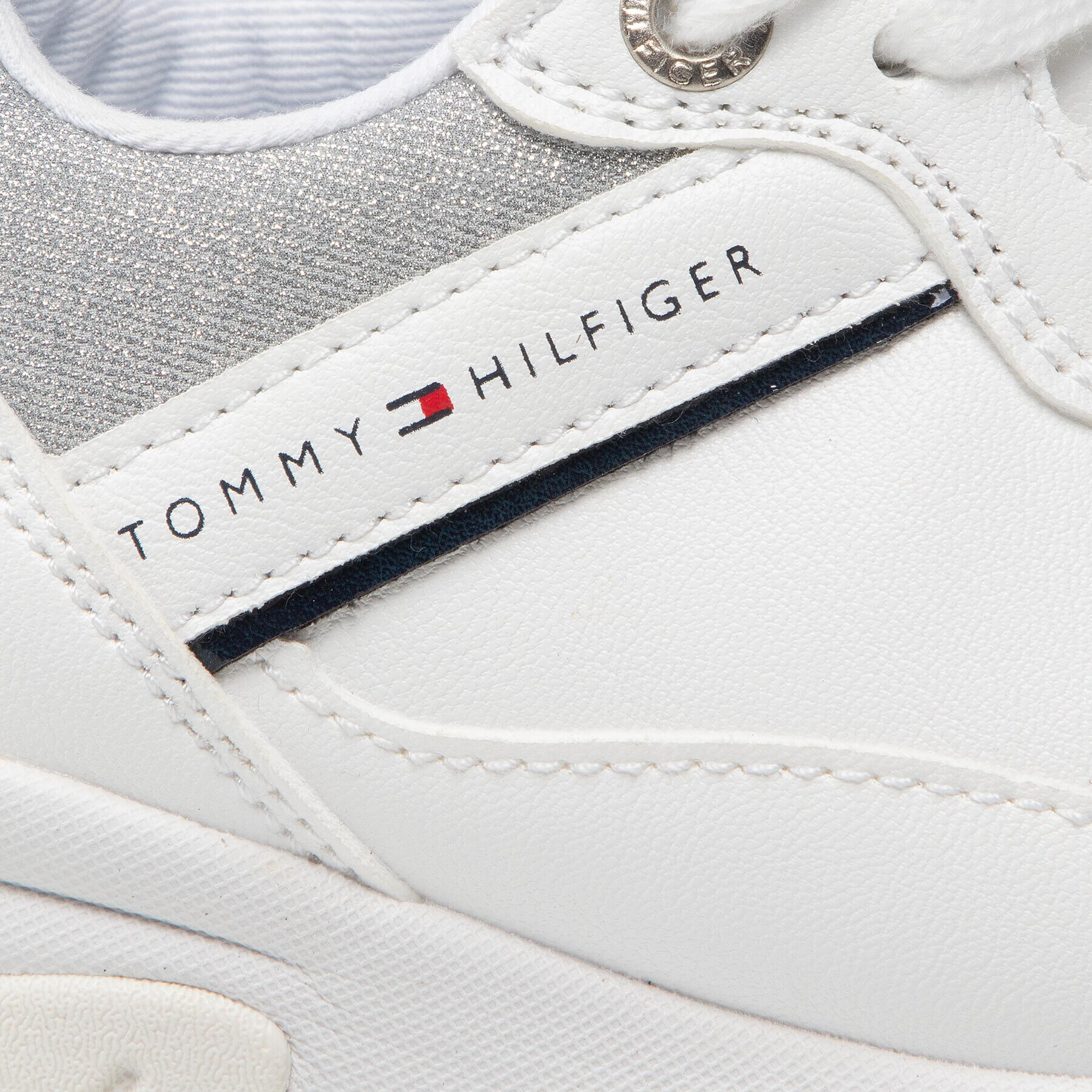 Tommy Hilfiger Sneakersy Low Cut Lace-Up Sneaker T3A4-32162-0196Y955 M Bílá - Pepit.cz