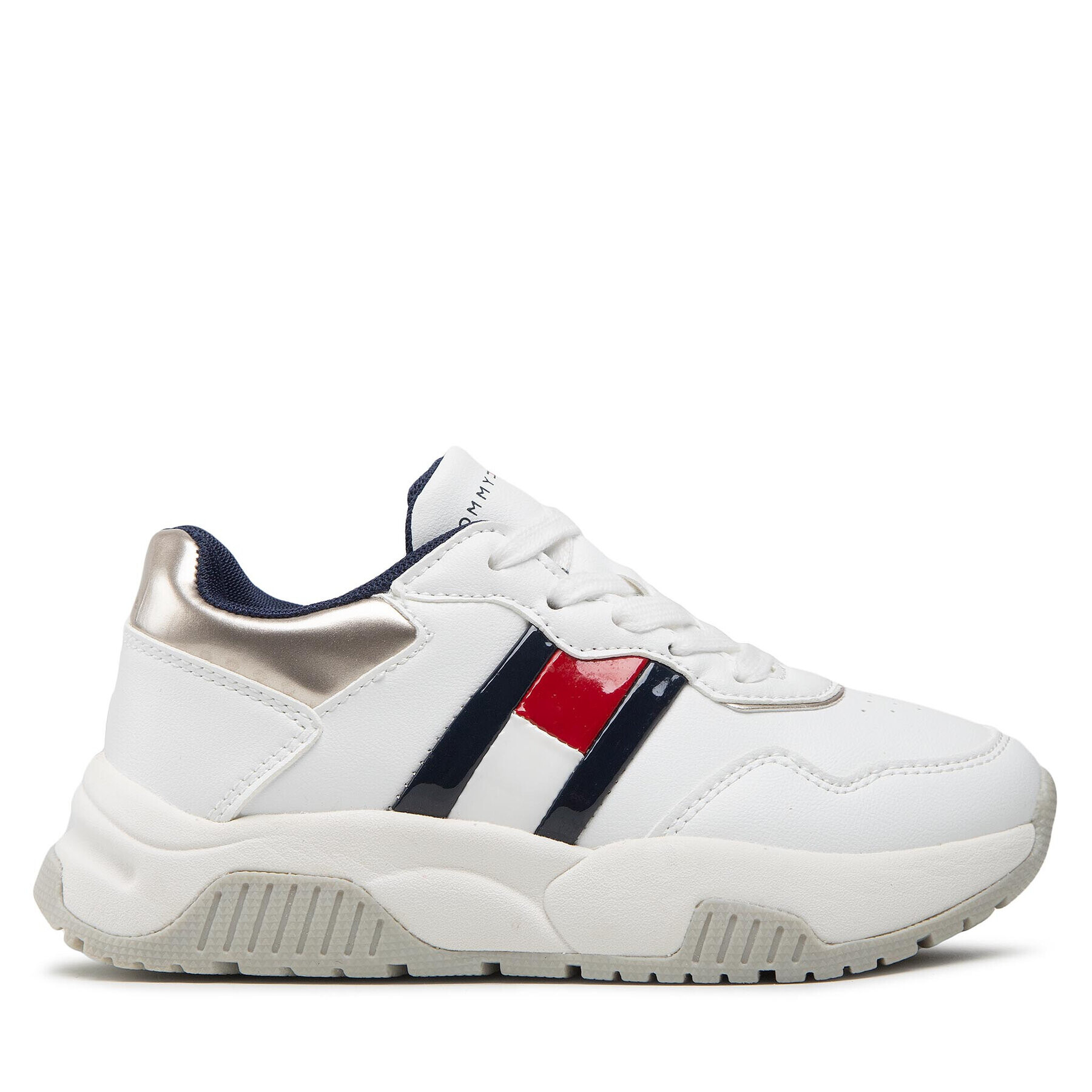 Tommy Hilfiger Sneakersy Low Cut Lace-Up Sneaker T3A9-32355-1438 M Bílá - Pepit.cz