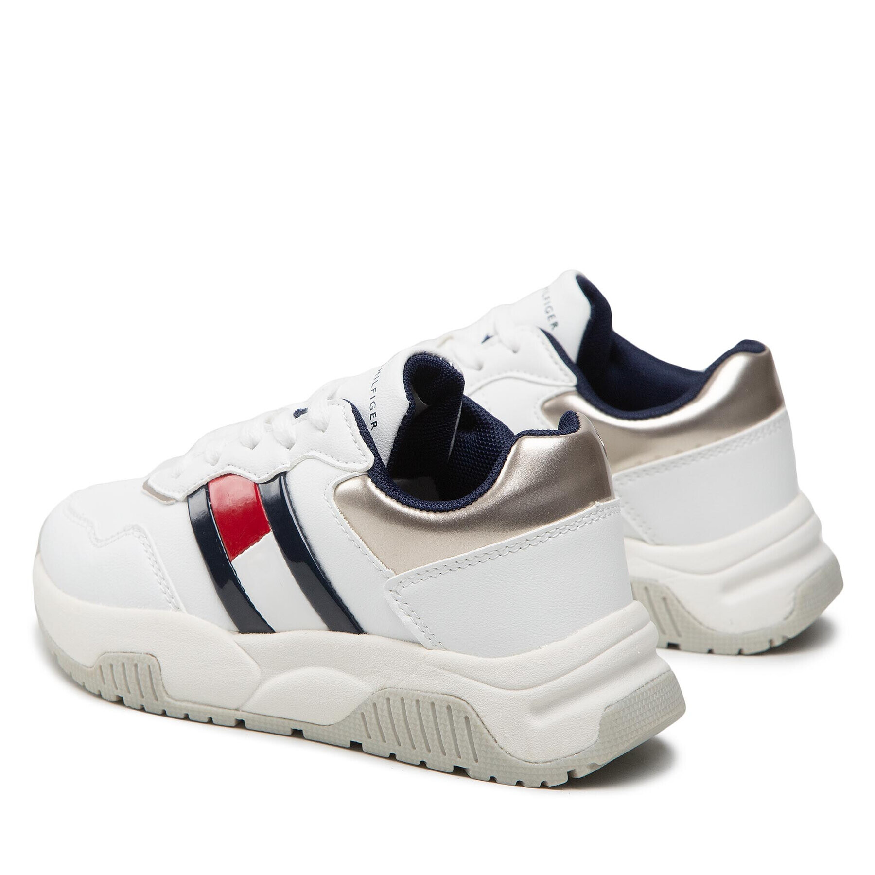 Tommy Hilfiger Sneakersy Low Cut Lace-Up Sneaker T3A9-32355-1438 M Bílá - Pepit.cz