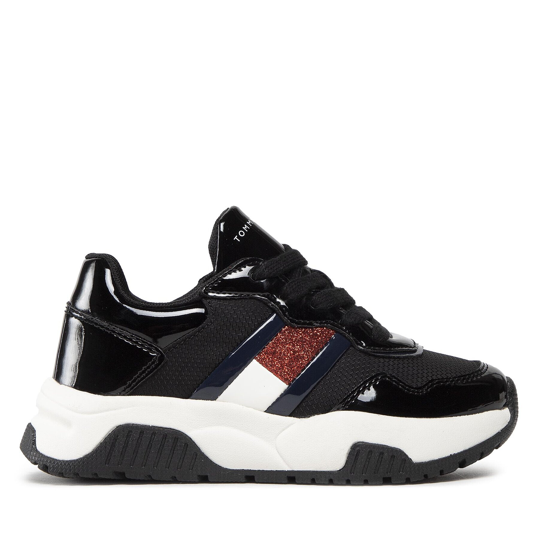 Tommy Hilfiger Sneakersy Low Cut Lace-Up Sneaker T3A9-32356-1445 M Černá - Pepit.cz