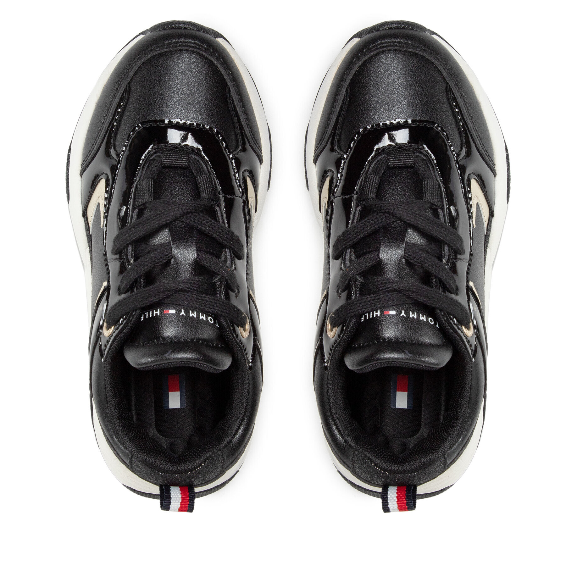 Tommy Hilfiger Sneakersy Low Cut Lace-Up Sneaker T3A9-32358-1434 M Černá - Pepit.cz