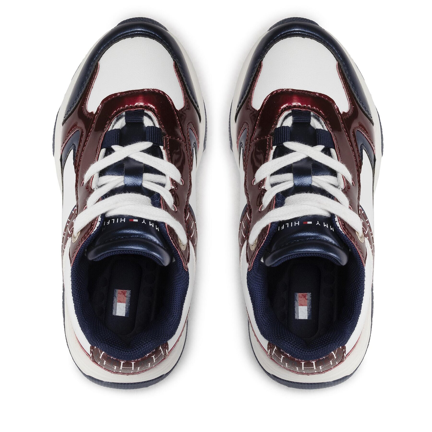 Tommy Hilfiger Sneakersy Low Cut Lace-Up Sneaker T3A9-32359-1447 M Bílá - Pepit.cz