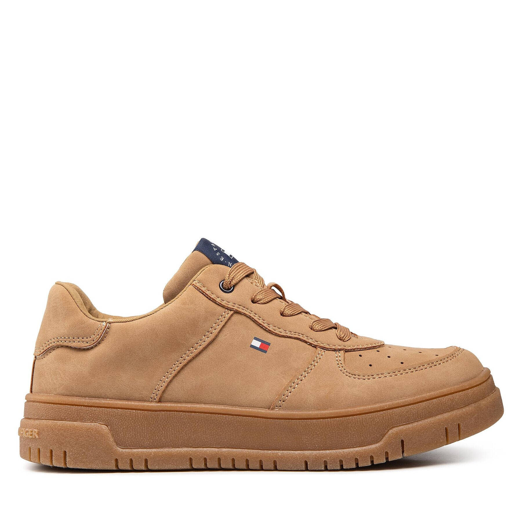 Tommy Hilfiger Sneakersy Low Cut Lace-Up Sneaker T3B9-32478-1441 S Hnědá - Pepit.cz