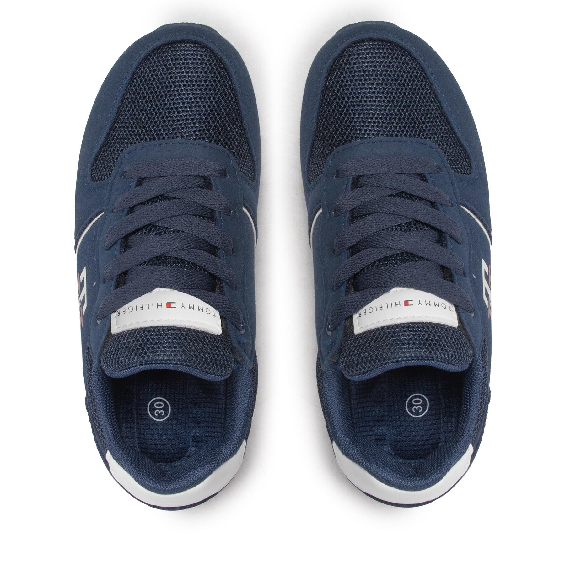 Tommy Hilfiger Sneakersy Low Cut Lace-Up Sneaker T3B9-32492-1450 M Tmavomodrá - Pepit.cz