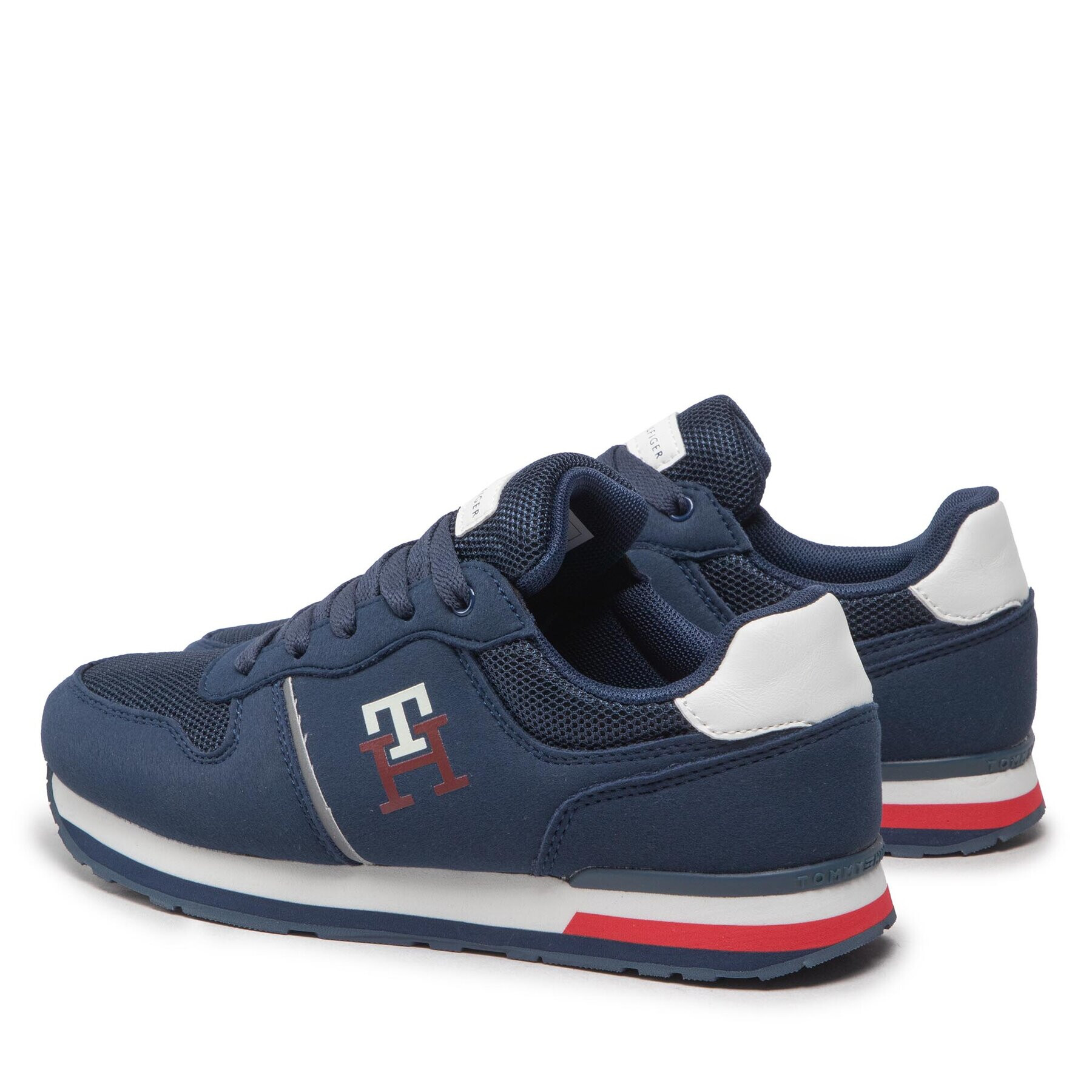 Tommy Hilfiger Sneakersy Low Cut Lace-Up Sneaker T3B9-32492-1450 S Tmavomodrá - Pepit.cz