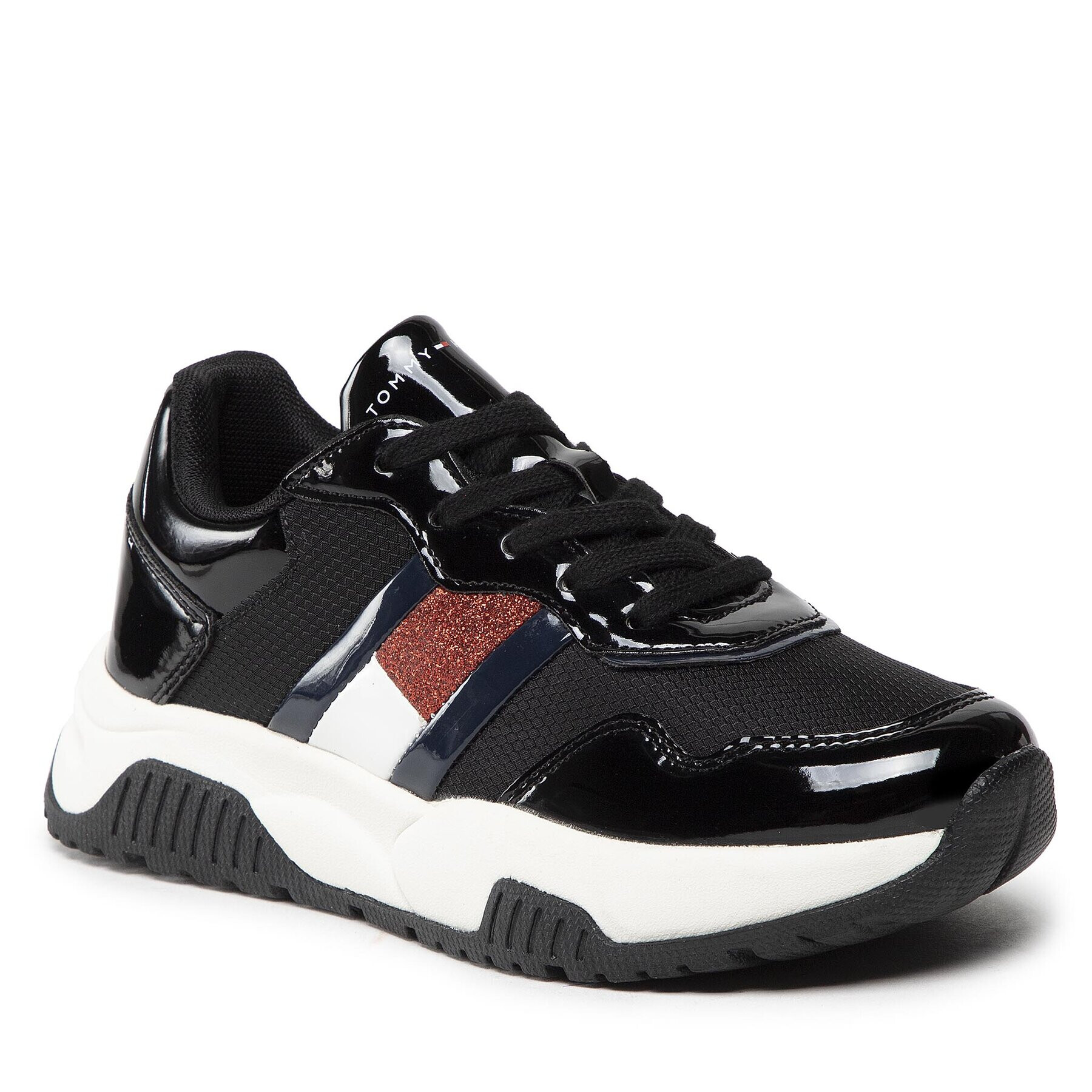 Tommy Hilfiger Sneakersy Low Cut Lace Up T3A9-32356-1445 S Černá - Pepit.cz