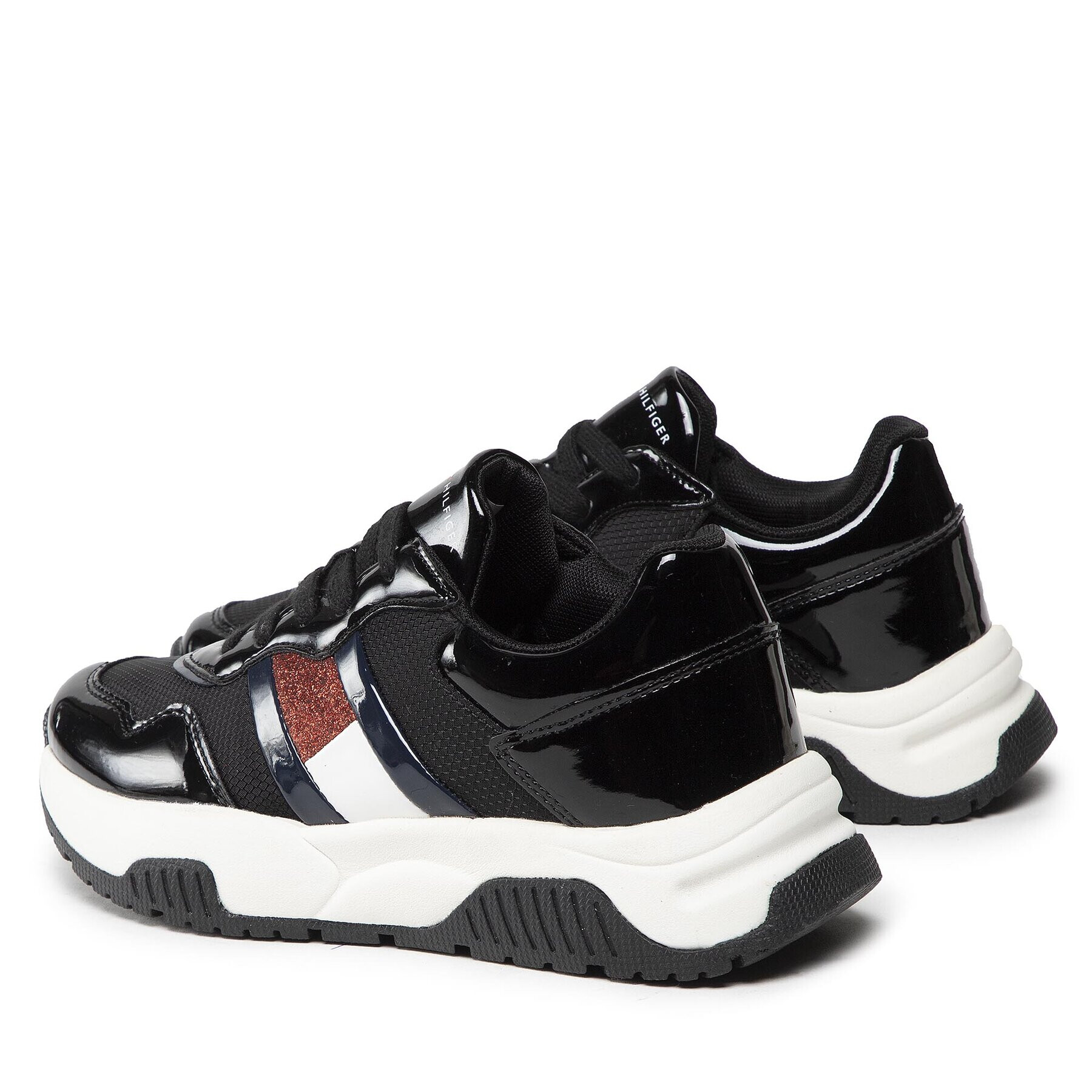 Tommy Hilfiger Sneakersy Low Cut Lace Up T3A9-32356-1445 S Černá - Pepit.cz