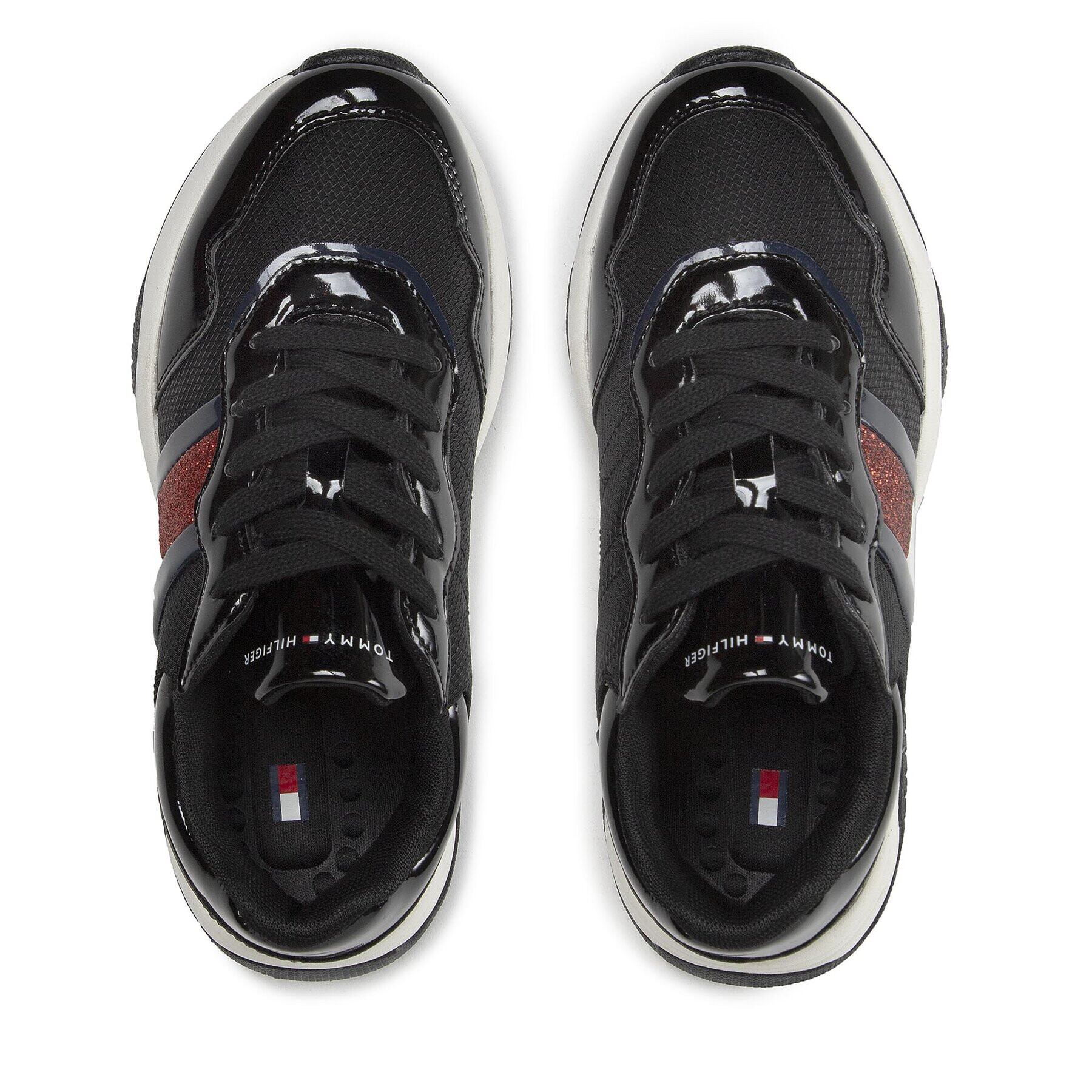 Tommy Hilfiger Sneakersy Low Cut Lace Up T3A9-32356-1445 S Černá - Pepit.cz