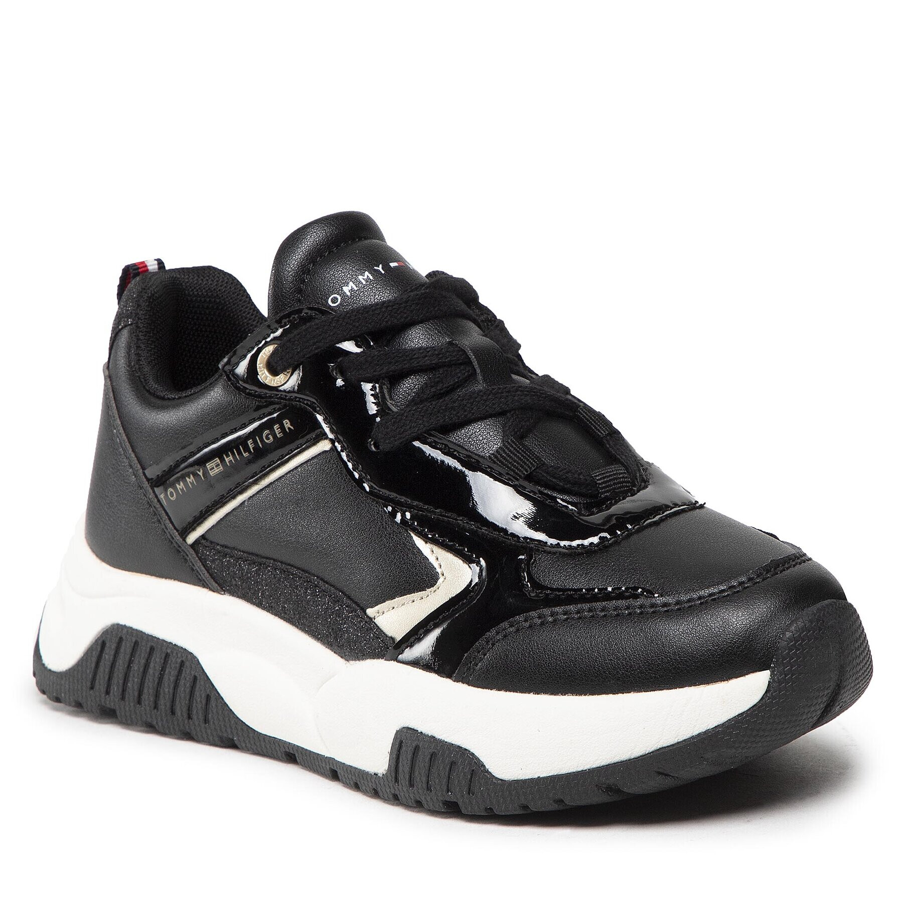 Tommy Hilfiger Sneakersy Low Cut Lace Up T3A9-32358-1434 S Černá - Pepit.cz