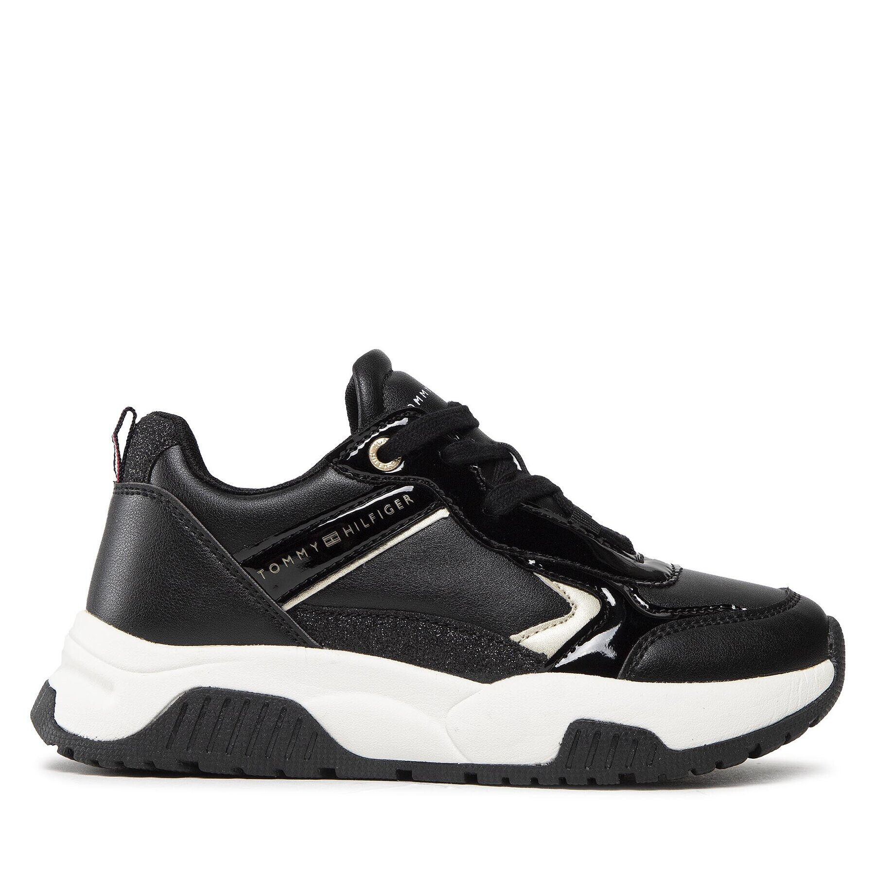 Tommy Hilfiger Sneakersy Low Cut Lace Up T3A9-32358-1434 S Černá - Pepit.cz