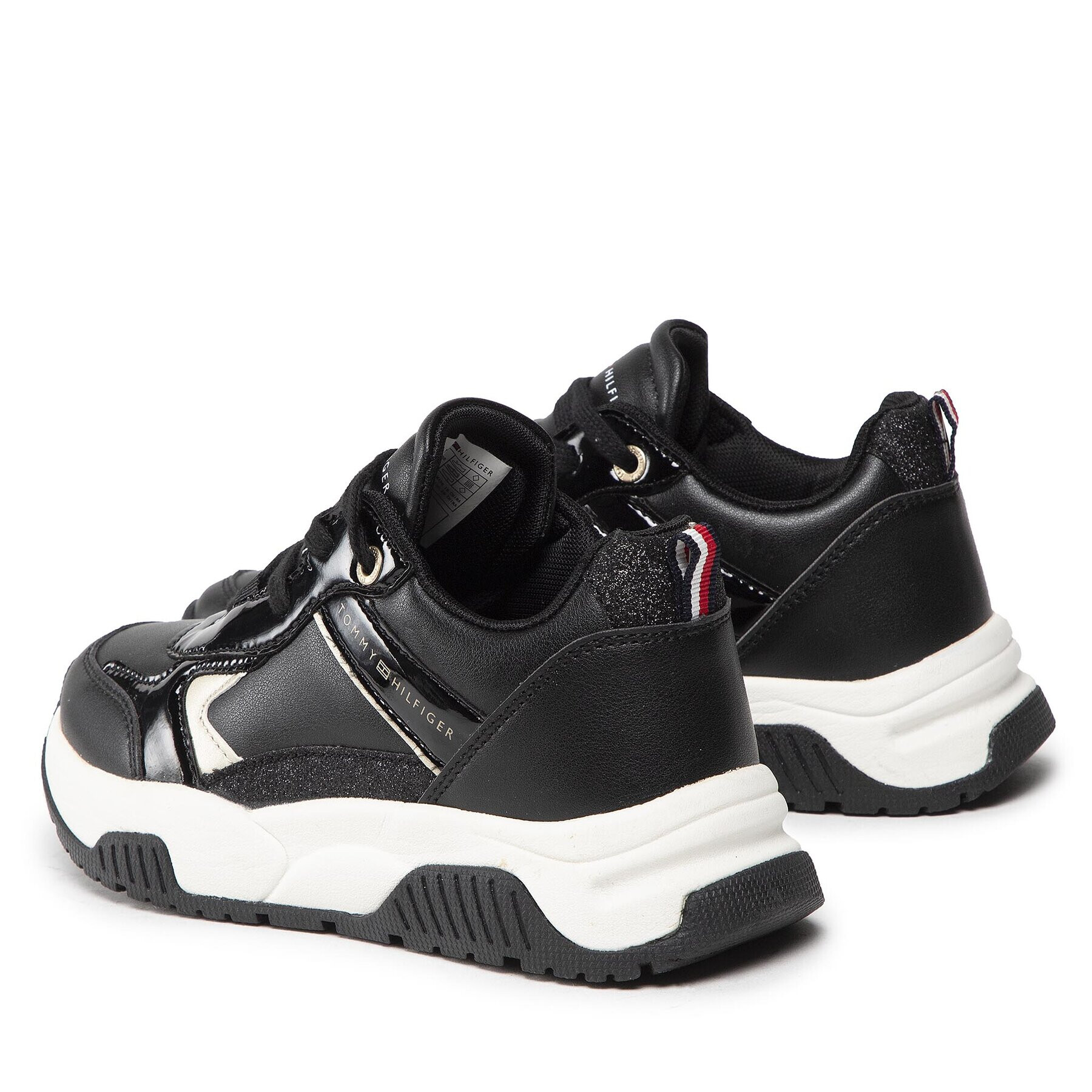 Tommy Hilfiger Sneakersy Low Cut Lace Up T3A9-32358-1434 S Černá - Pepit.cz