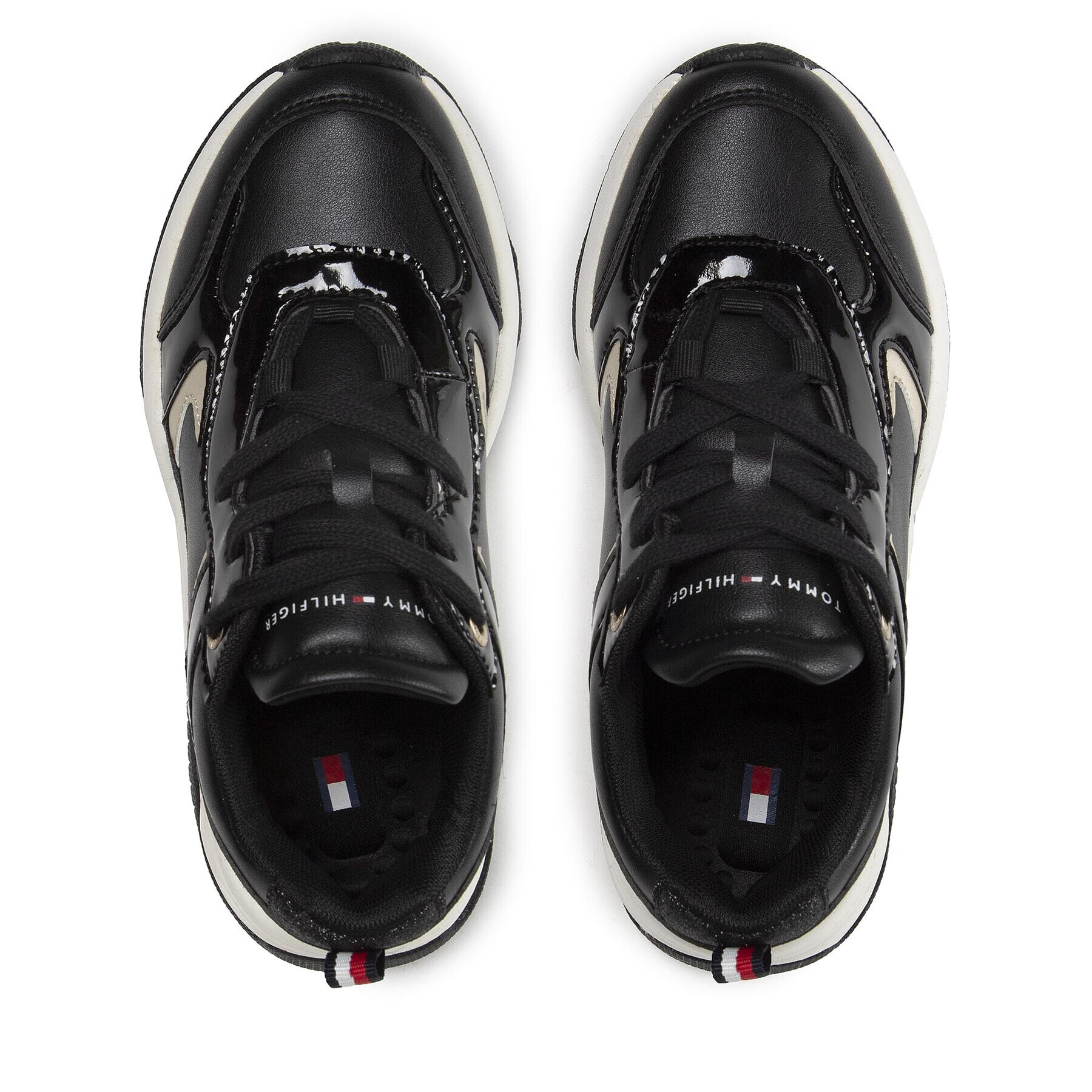 Tommy Hilfiger Sneakersy Low Cut Lace Up T3A9-32358-1434 S Černá - Pepit.cz