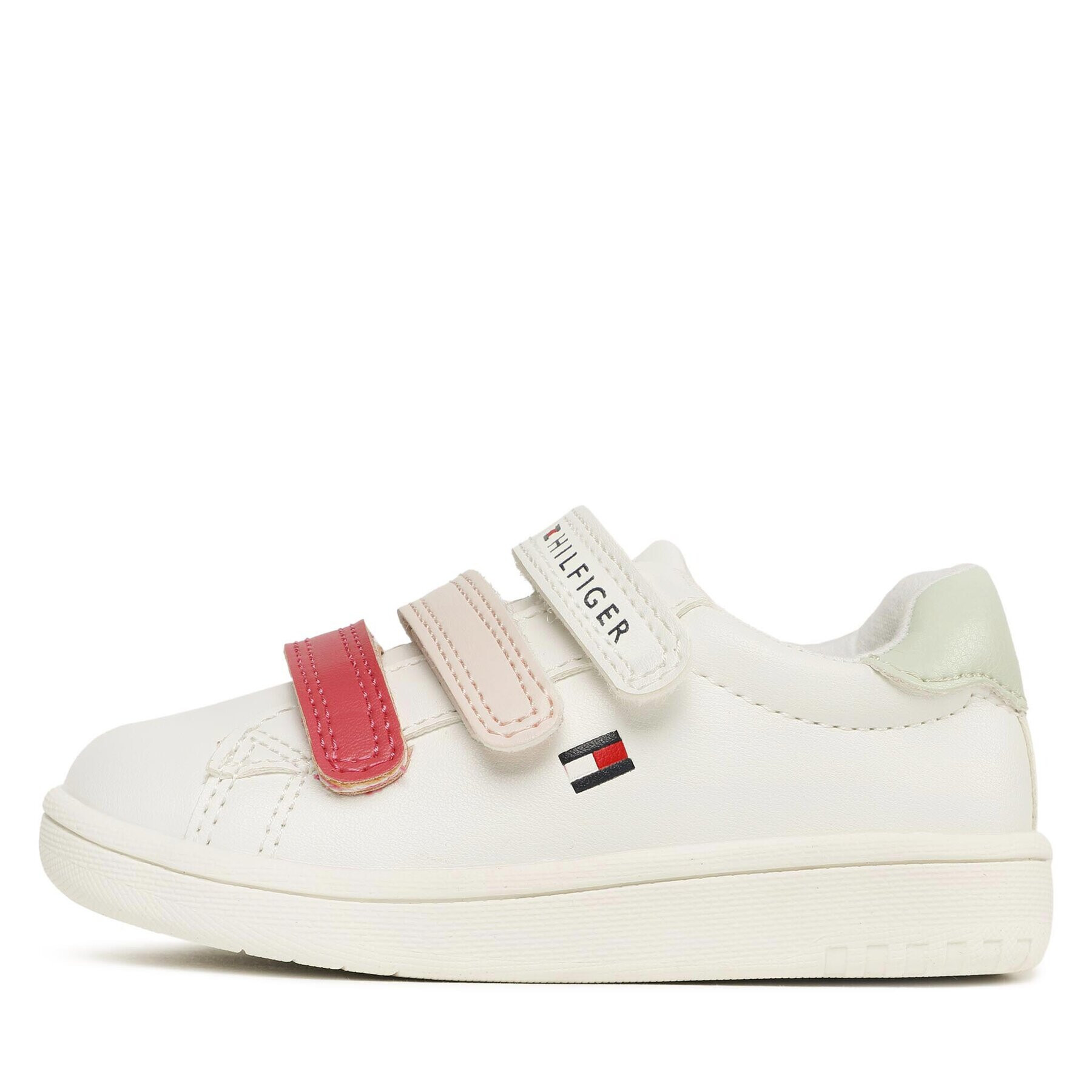 Tommy Hilfiger Sneakersy Low Cut Velcro Sneaker T1A9-32710-1355 M Bílá - Pepit.cz