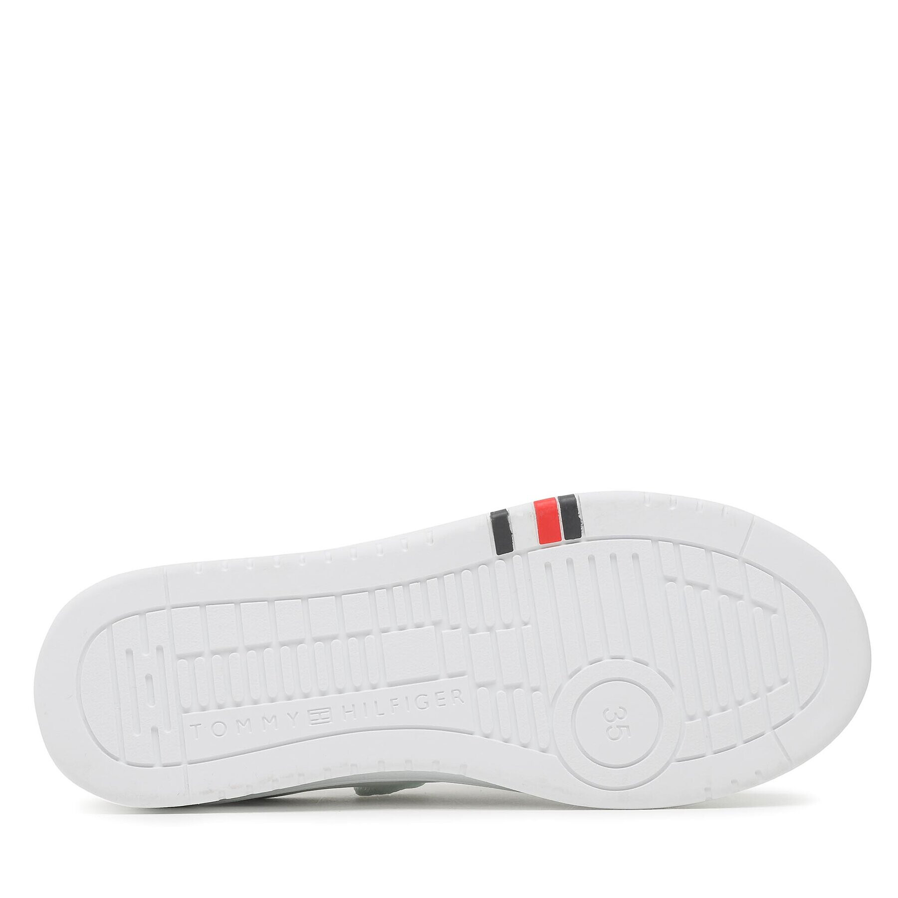 Tommy Hilfiger Sneakersy Monogram Low Cut Lace-Up Sneaker T3X9-32857-1355 S Bílá - Pepit.cz