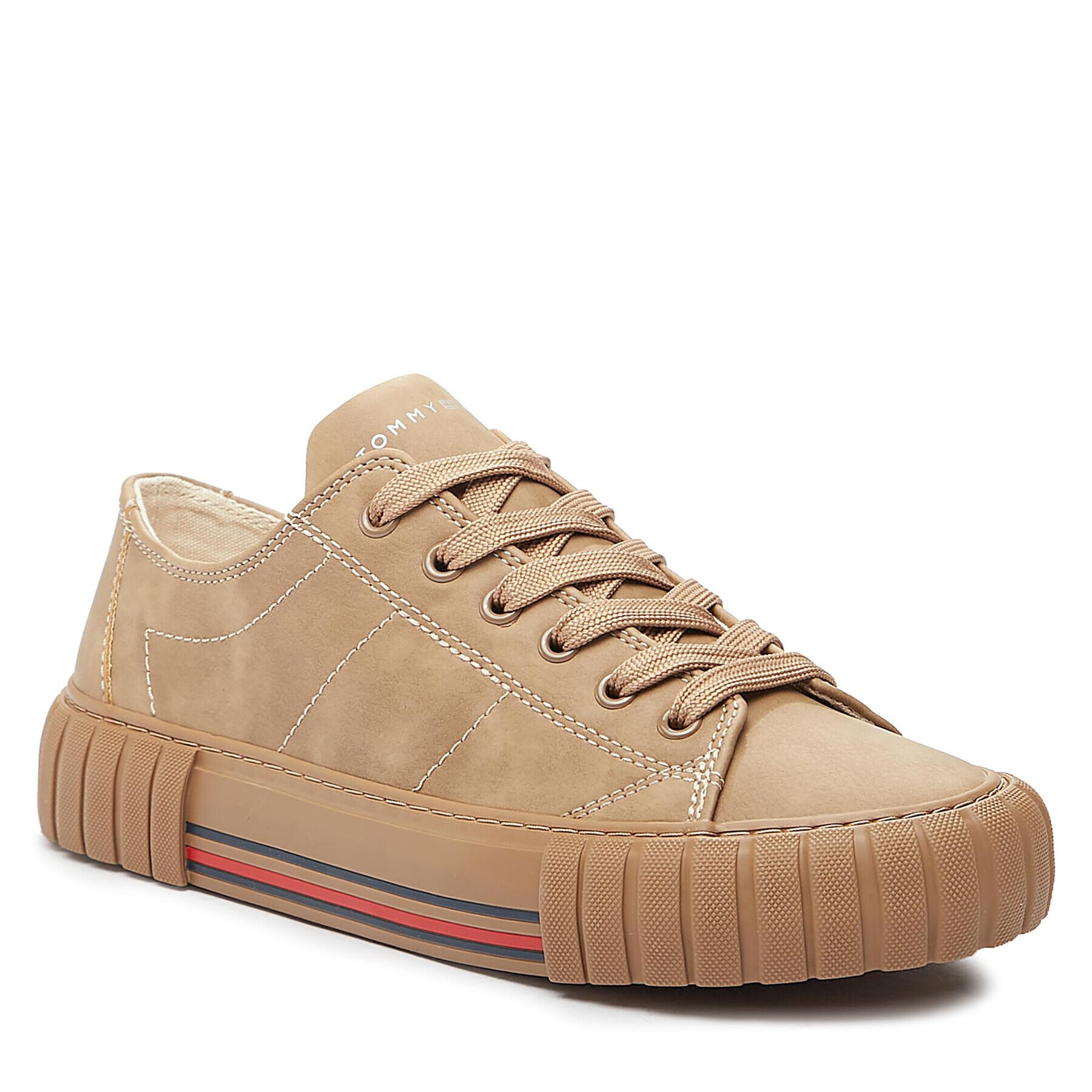 Tommy Hilfiger Sneakersy T3A9-32972-0315 S Hnědá - Pepit.cz