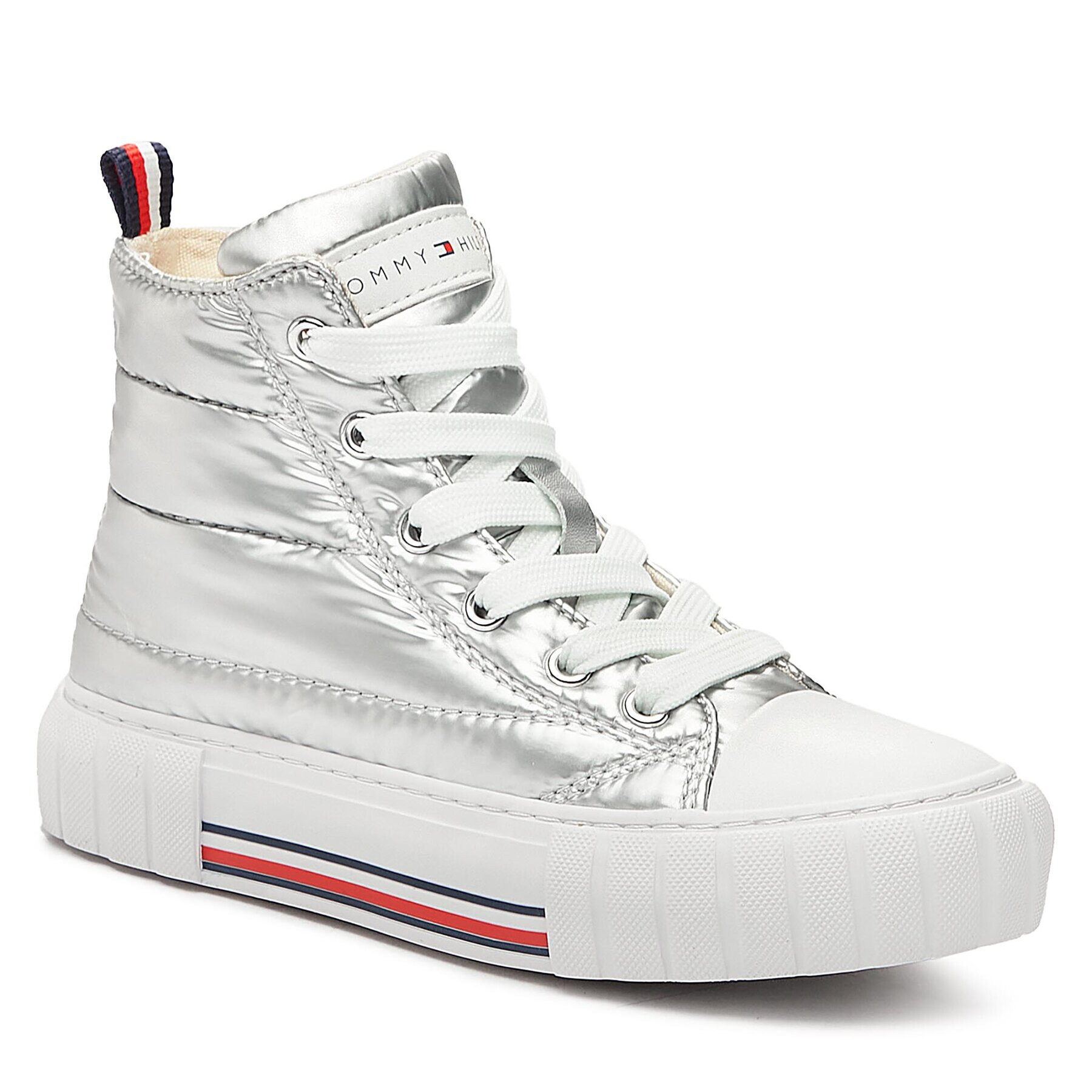 Tommy Hilfiger Sneakersy T3A9-32975-1437904 M Stříbrná - Pepit.cz