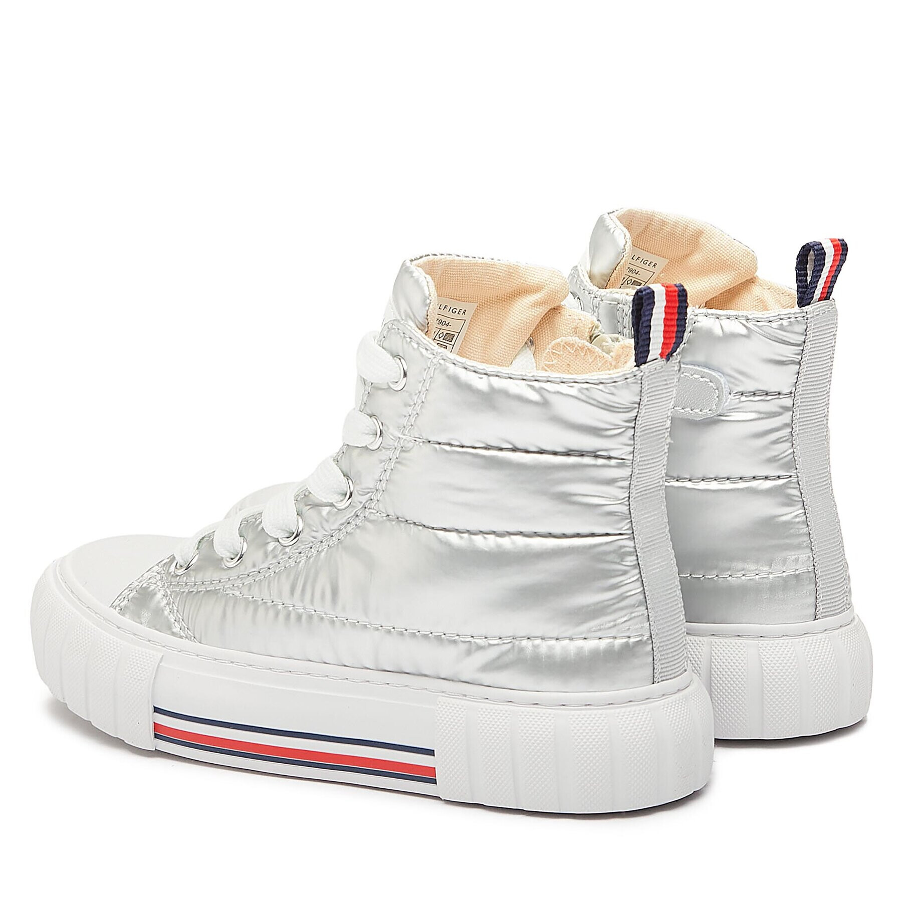 Tommy Hilfiger Sneakersy T3A9-32975-1437904 M Stříbrná - Pepit.cz