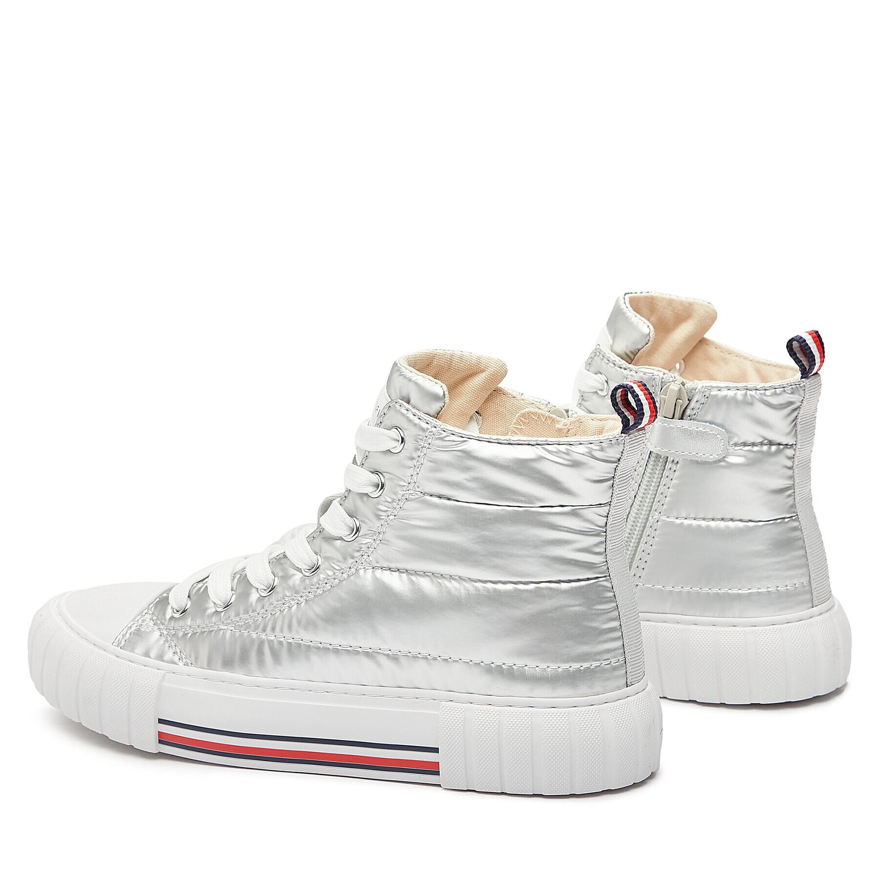 Tommy Hilfiger Sneakersy T3A9-32975-1437904 S Stříbrná - Pepit.cz