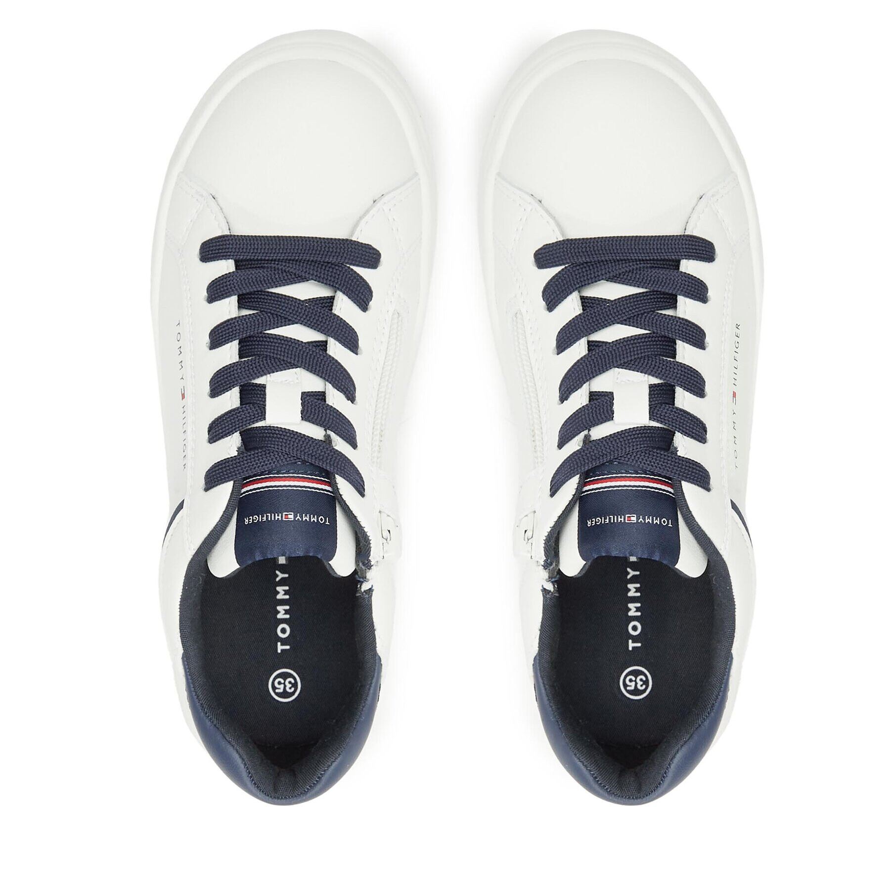 Tommy Hilfiger Sneakersy T3X9-33112-1355530 S Bílá - Pepit.cz