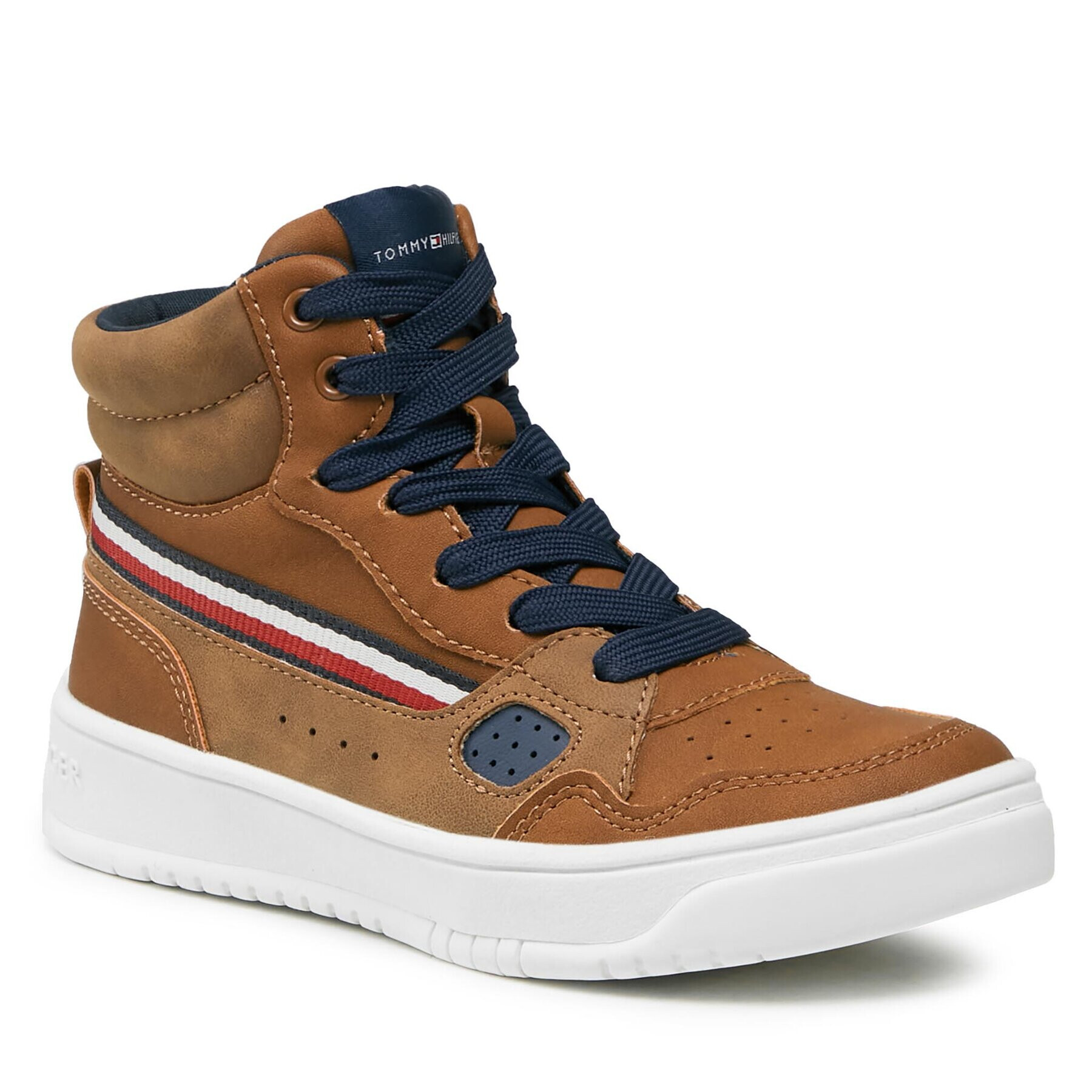 Tommy Hilfiger Sneakersy T3X9-33113-1355582 M Hnědá - Pepit.cz