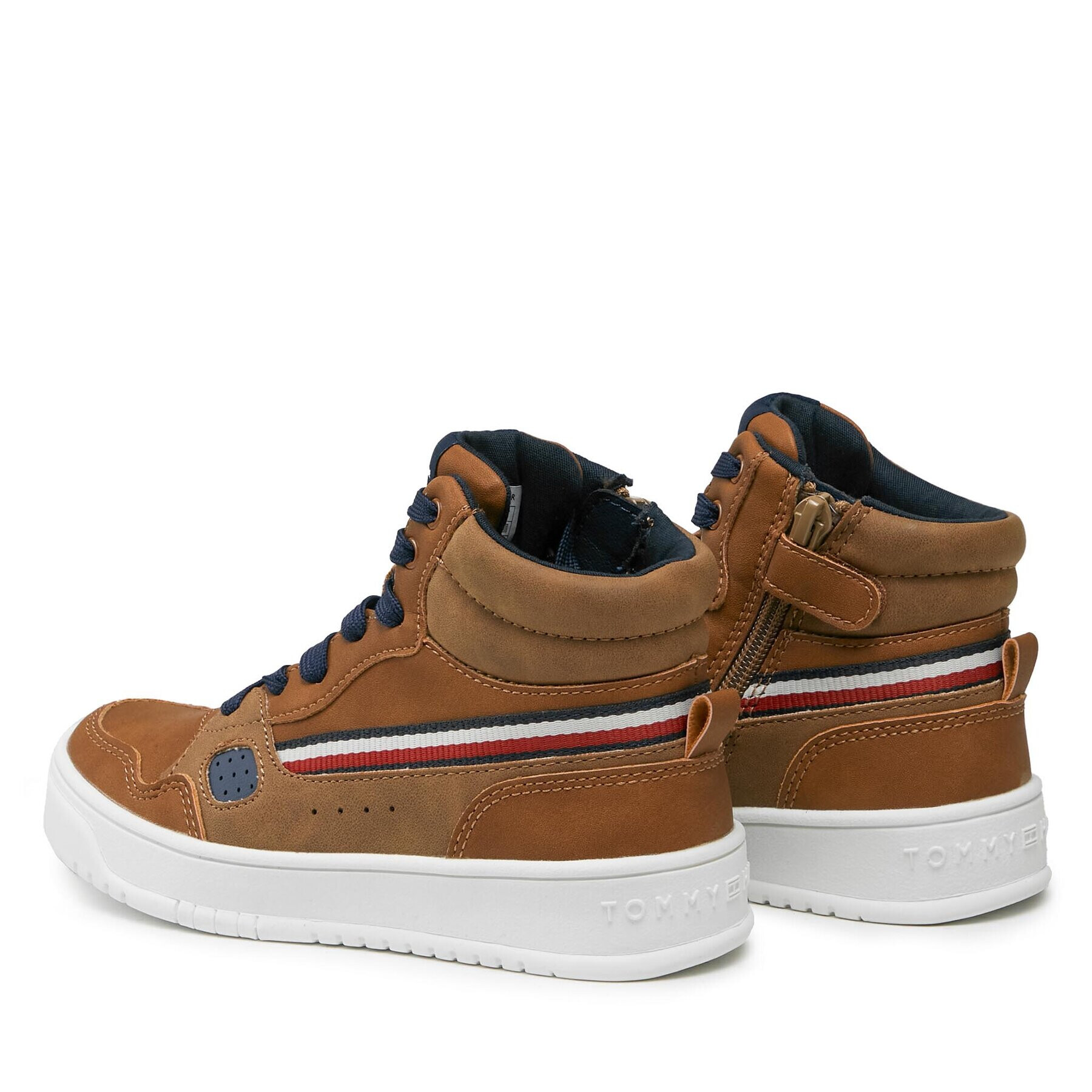 Tommy Hilfiger Sneakersy T3X9-33113-1355582 M Hnědá - Pepit.cz