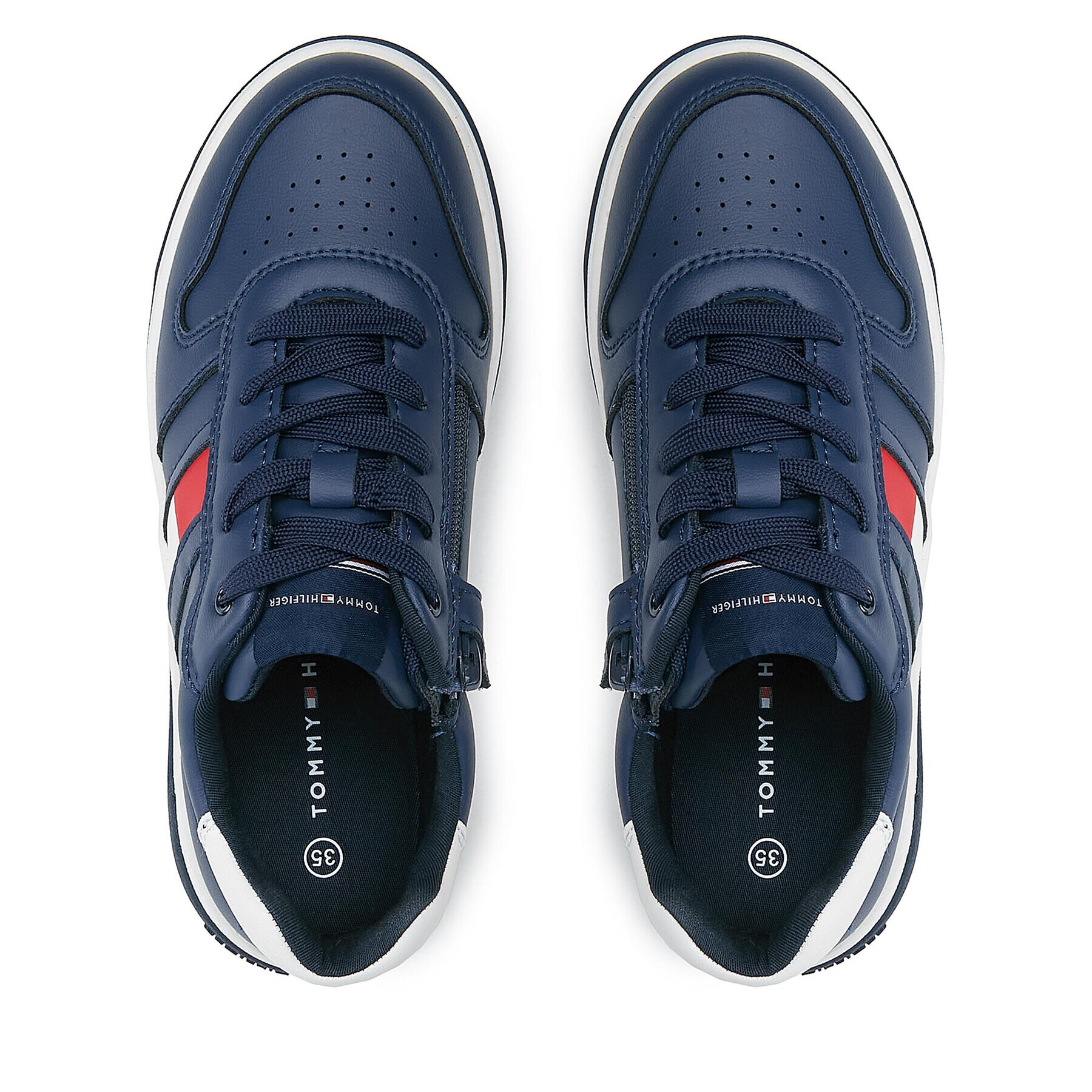 Tommy Hilfiger Sneakersy T3X9-33115-1355 S Modrá - Pepit.cz