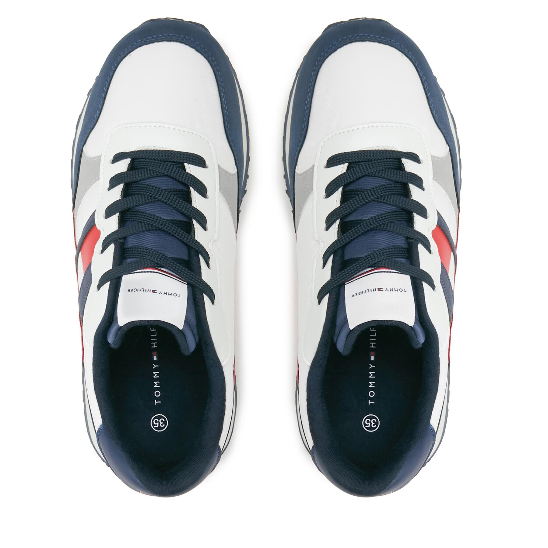 Tommy Hilfiger Sneakersy T3X9-33131-0316Y004 S Modrá - Pepit.cz