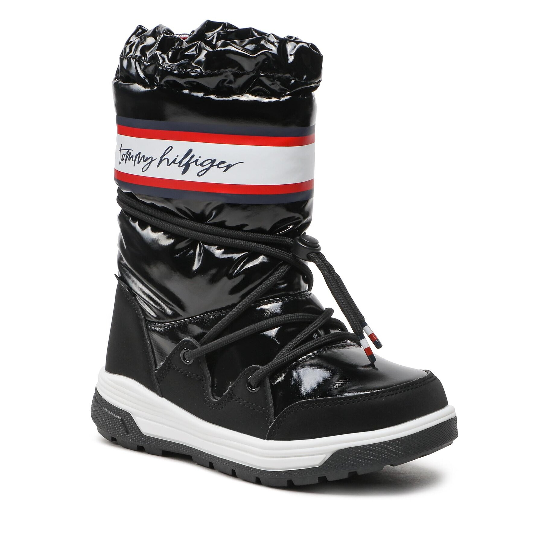 Tommy Hilfiger Sněhule Snow Boot 3A6-32436-1485 M Černá - Pepit.cz