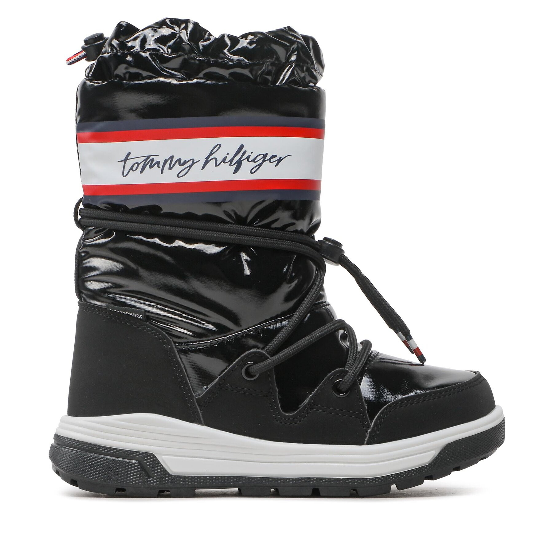 Tommy Hilfiger Sněhule Snow Boot 3A6-32436-1485 M Černá - Pepit.cz