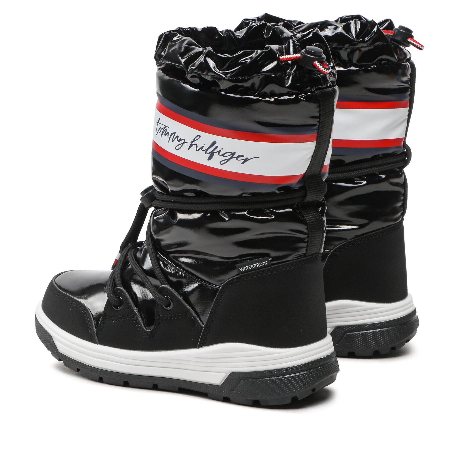 Tommy Hilfiger Sněhule Snow Boot 3A6-32436-1485 M Černá - Pepit.cz