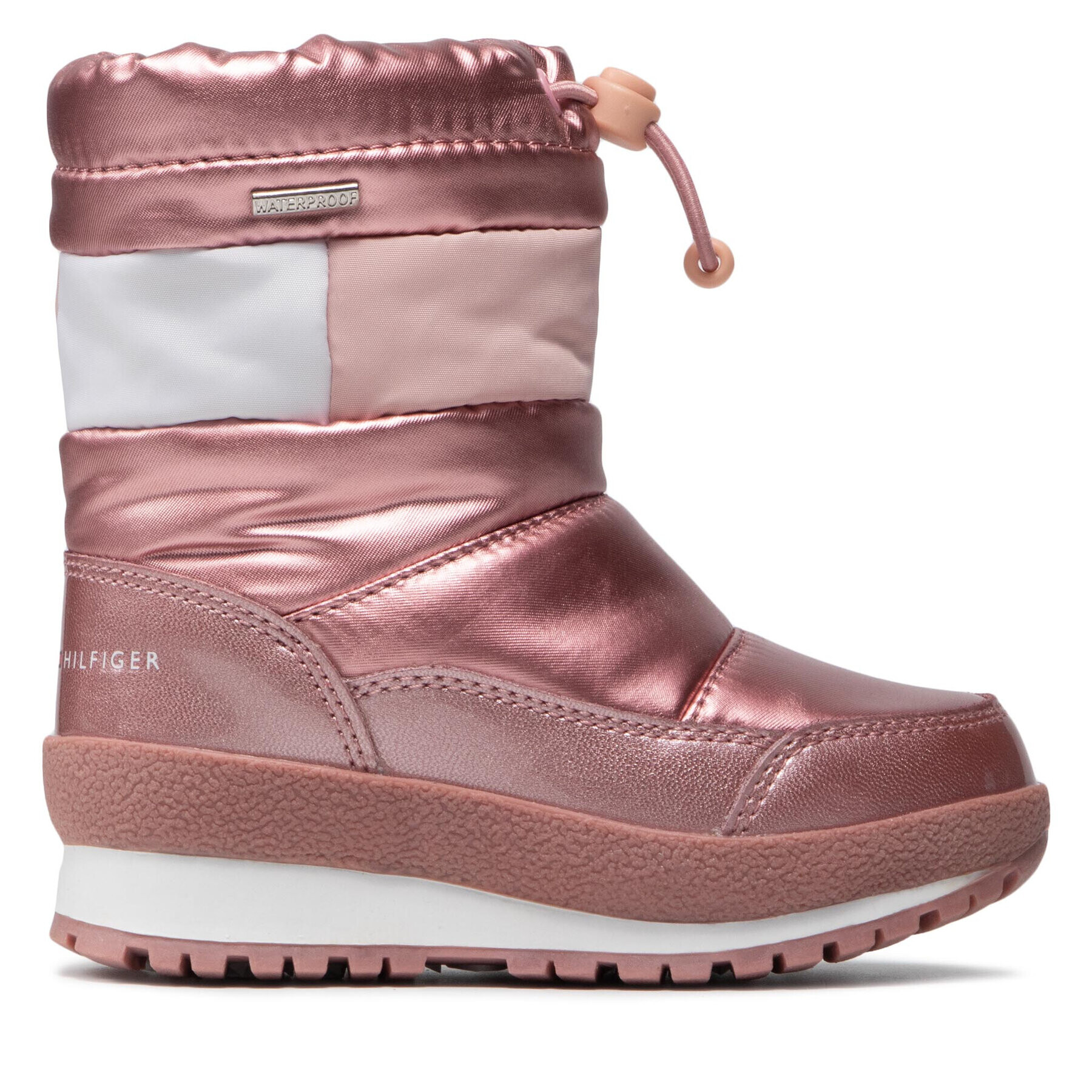 Tommy Hilfiger Sněhule Snow Boot T3A5-32033-1240 Růžová - Pepit.cz