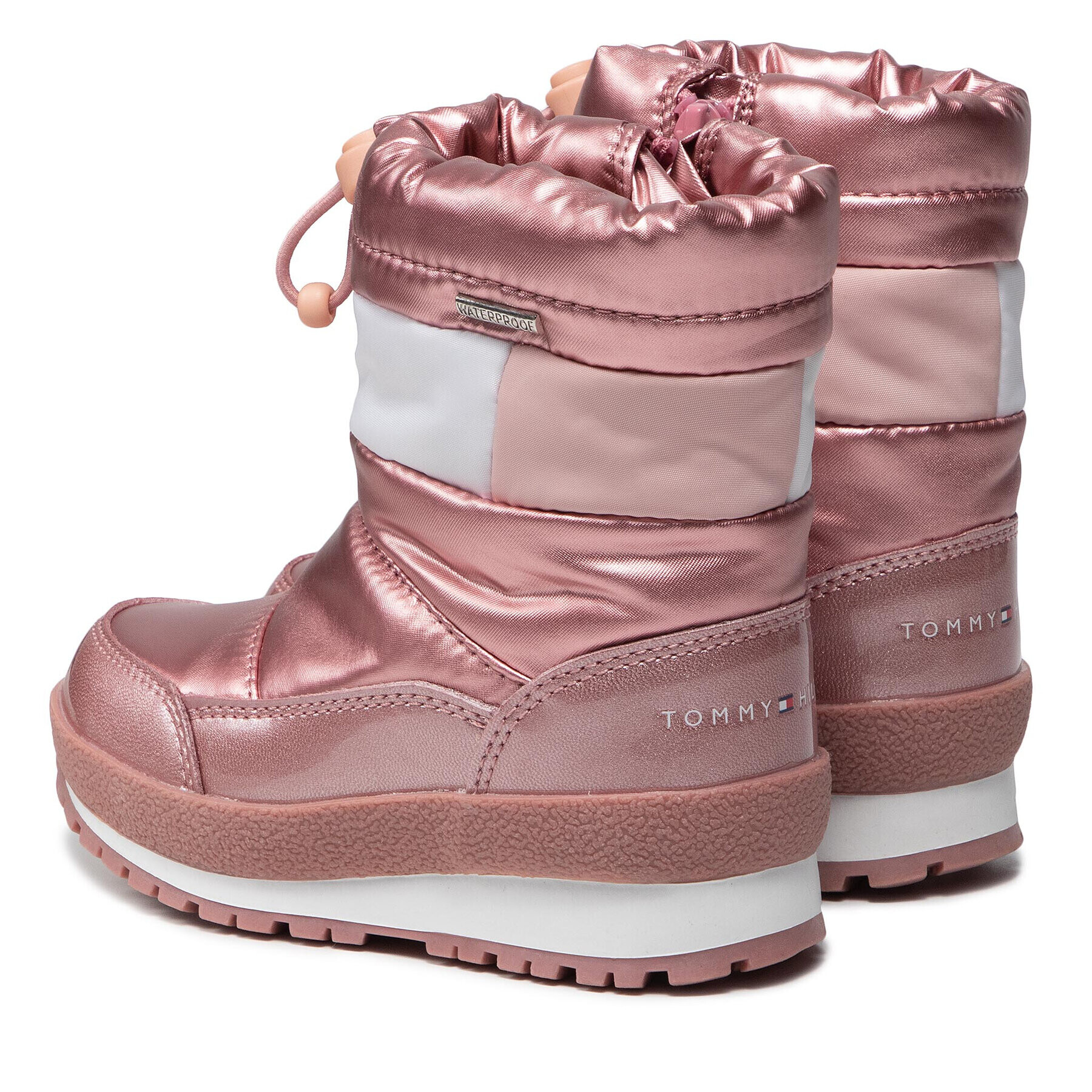 Tommy Hilfiger Sněhule Snow Boot T3A5-32033-1240 Růžová - Pepit.cz