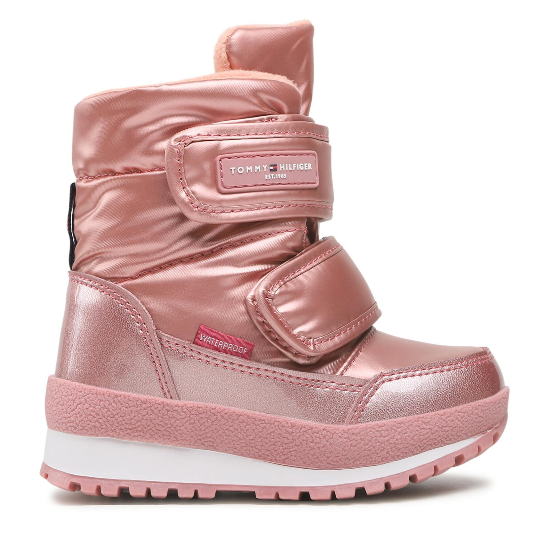 Tommy Hilfiger Sněhule Snow Boot T3A5-32434-1485 M Růžová - Pepit.cz