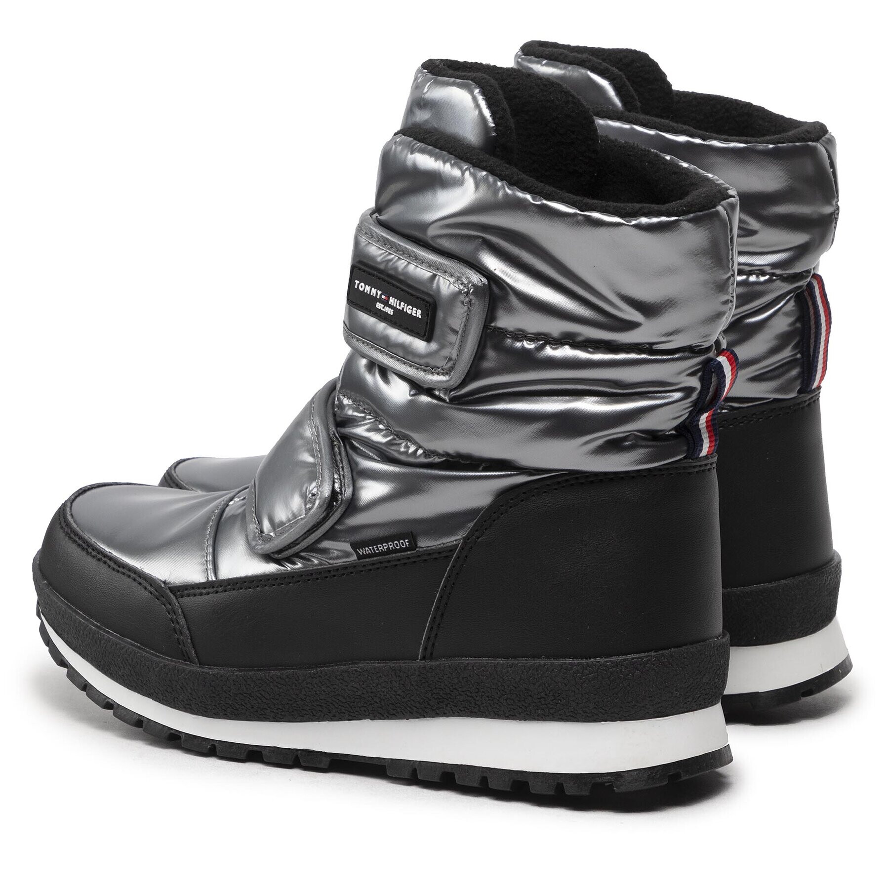 Tommy Hilfiger Sněhule Snow Boot T3A5-32434-1485 S Stříbrná - Pepit.cz