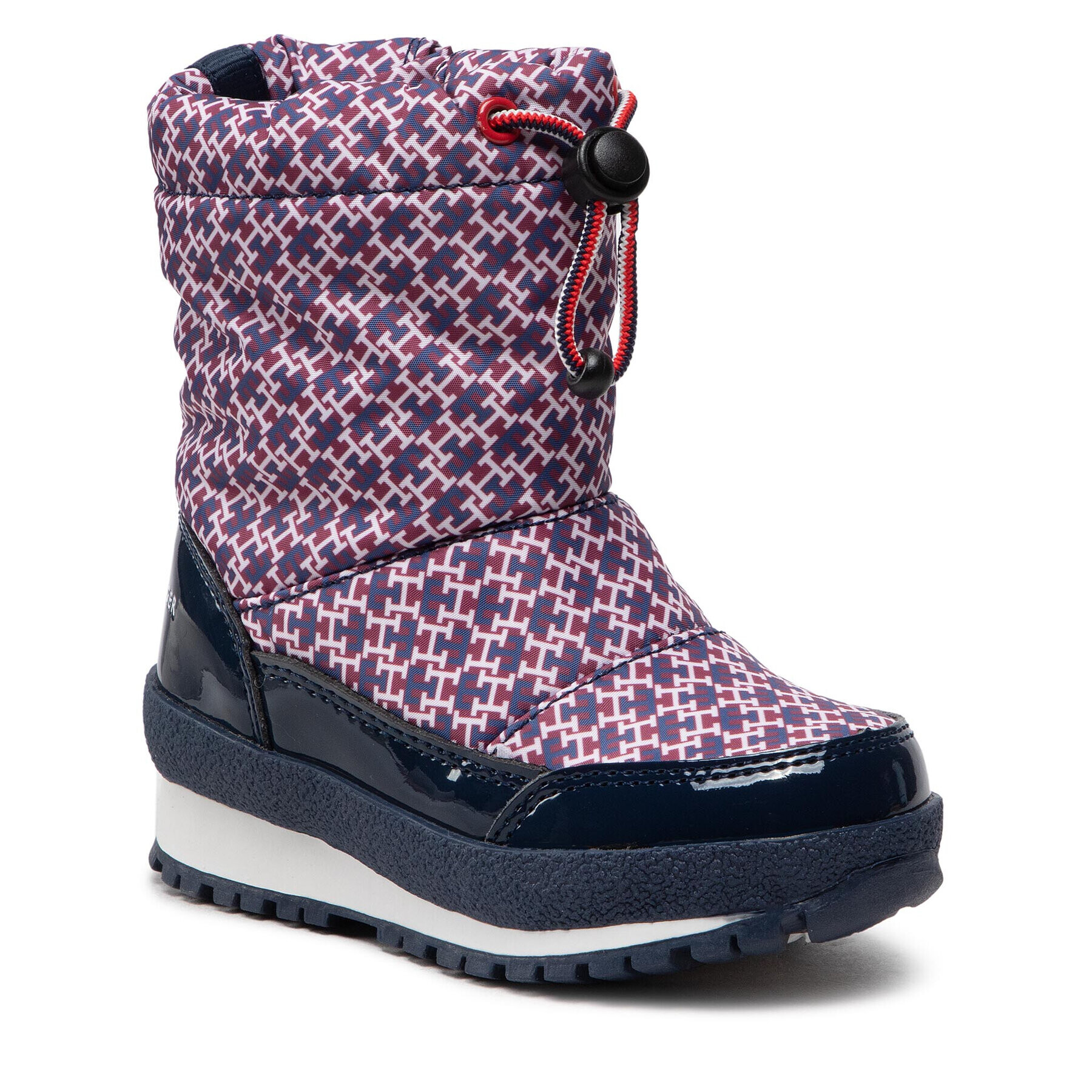 Tommy Hilfiger Sněhule Snow Boot T3A5-32435-1486 M Bordó - Pepit.cz