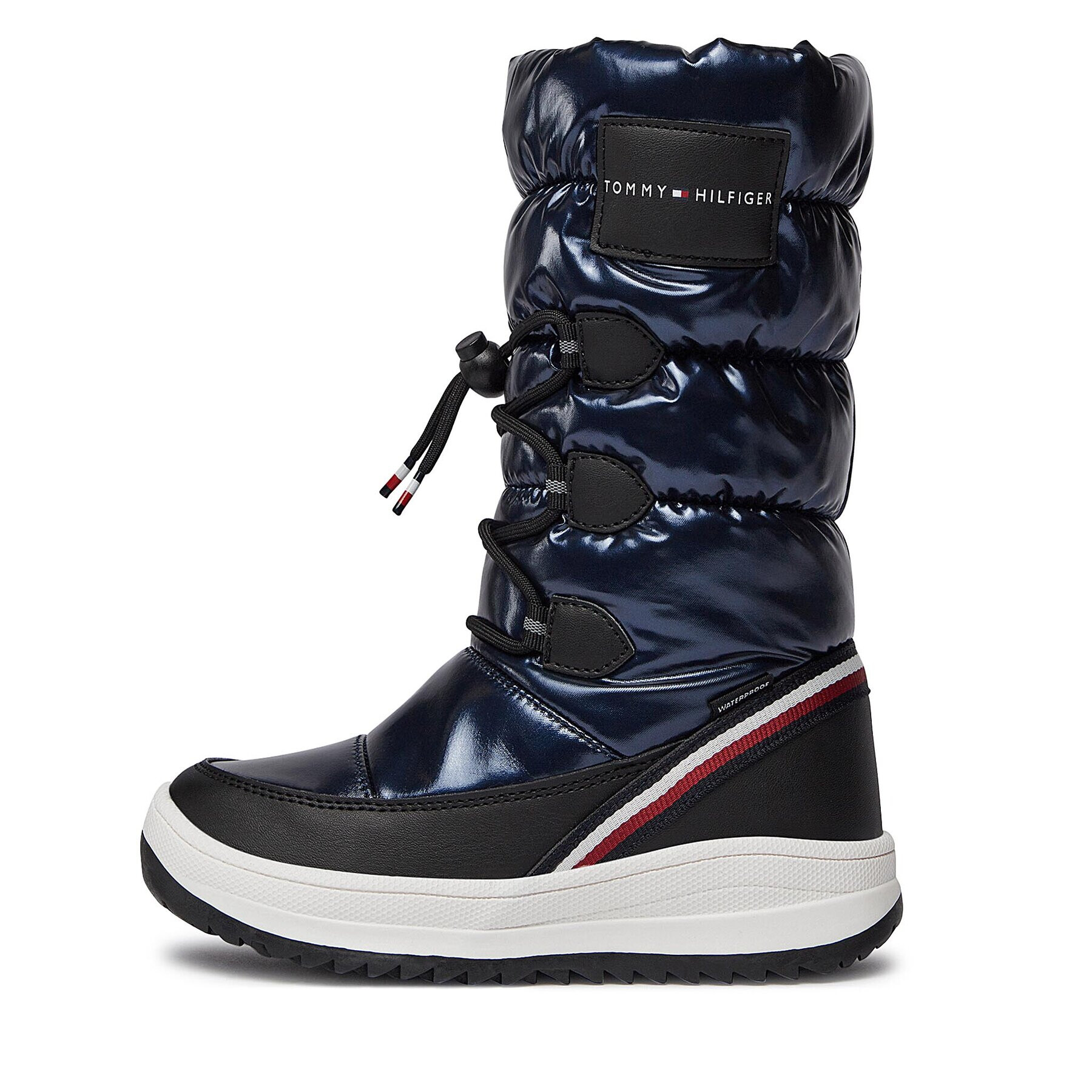 Tommy Hilfiger Sněhule T3A6-33069-1669803 M Modrá - Pepit.cz