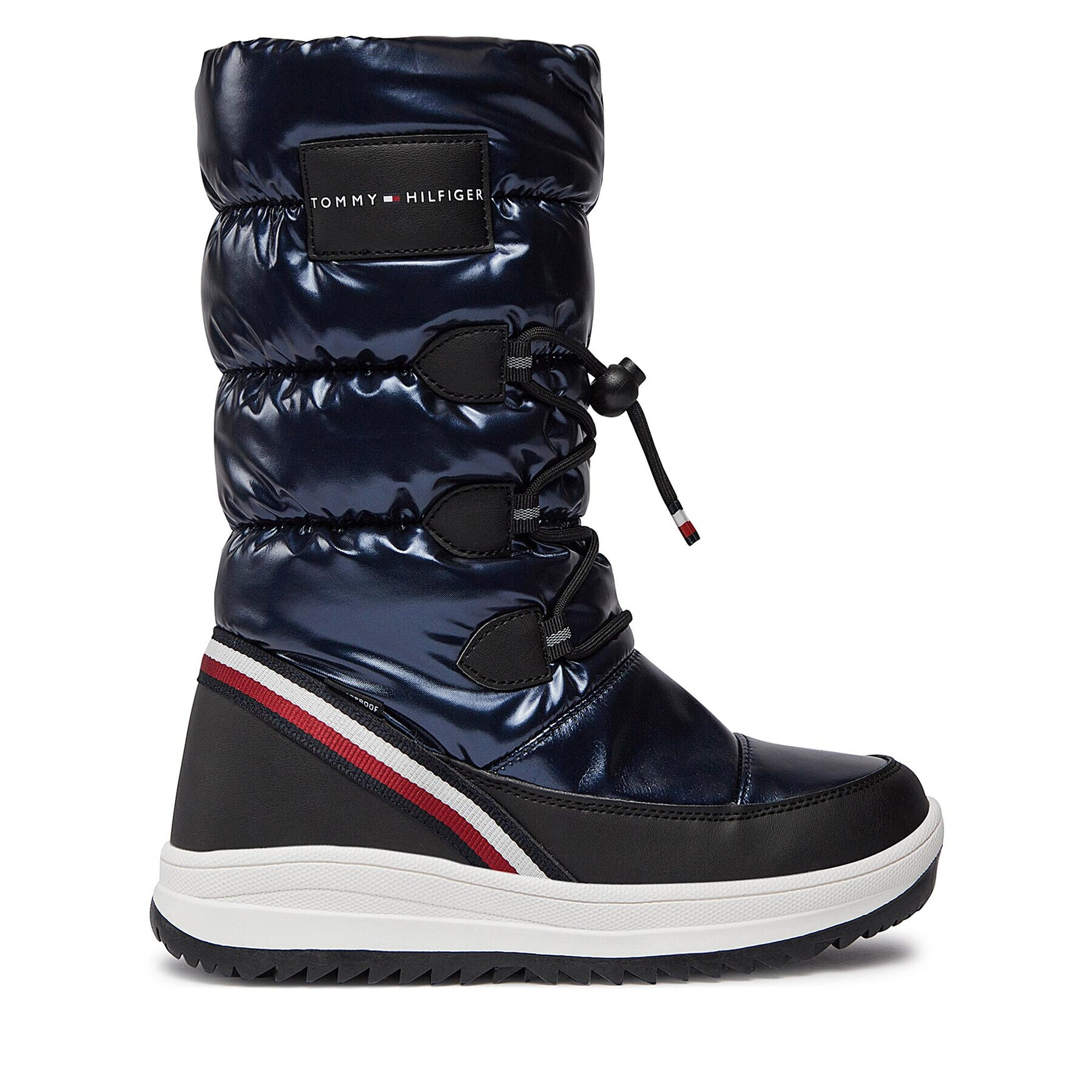 Tommy Hilfiger Sněhule T3A6-33069-1669803 S Modrá - Pepit.cz