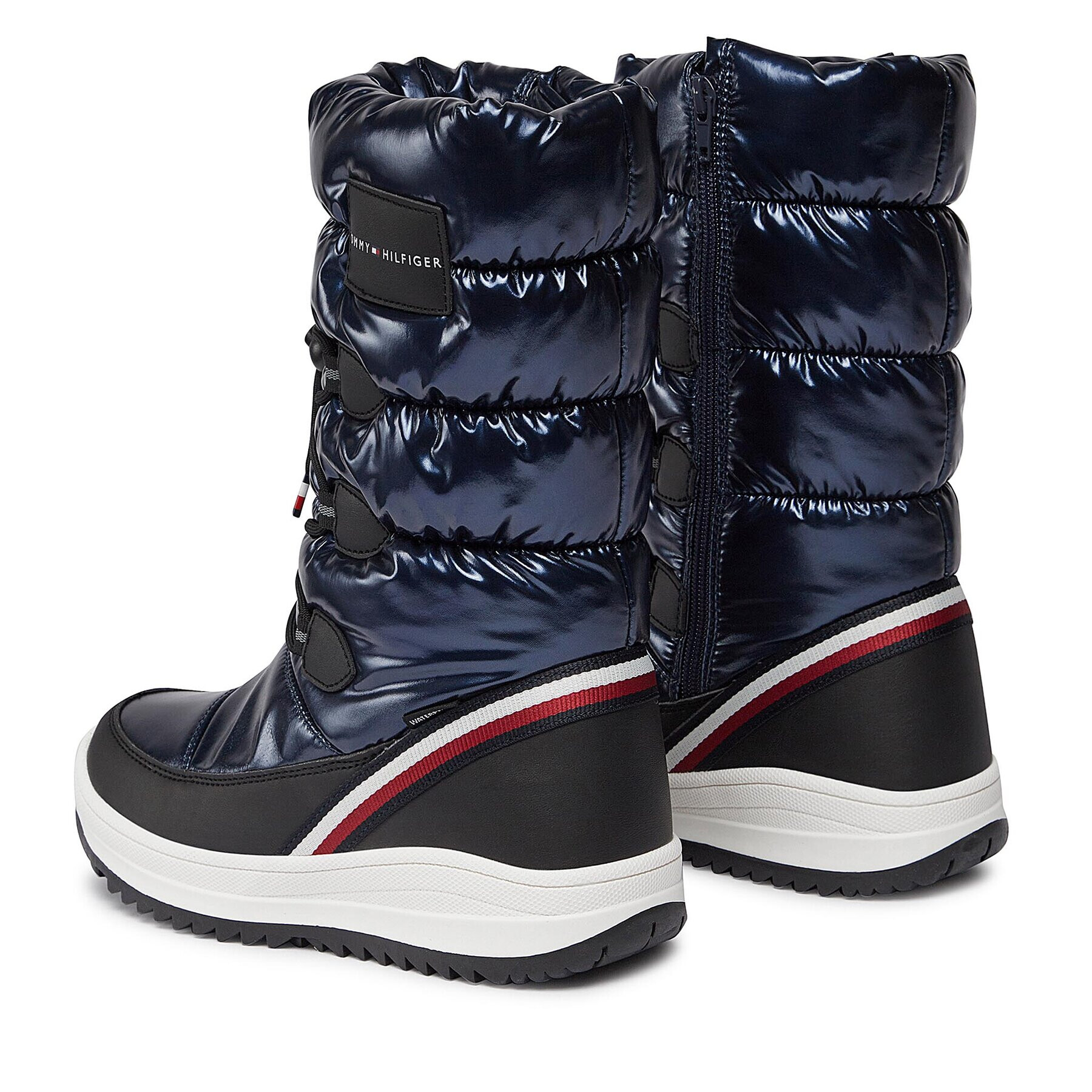 Tommy Hilfiger Sněhule T3A6-33069-1669803 S Modrá - Pepit.cz