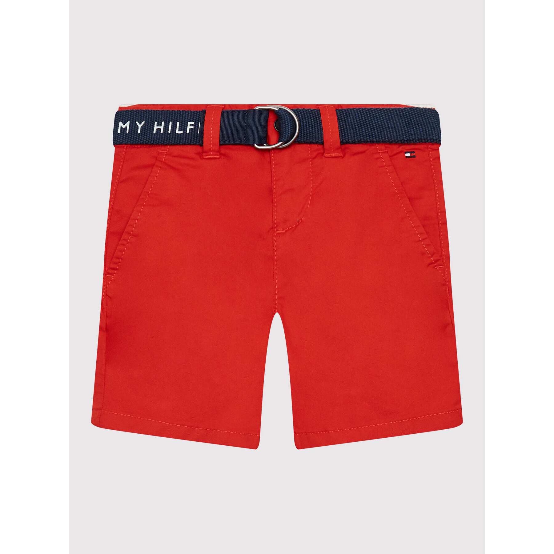 Tommy Hilfiger Šortky z materiálu Essential KB0KB07399 D Červená Slim Fit - Pepit.cz