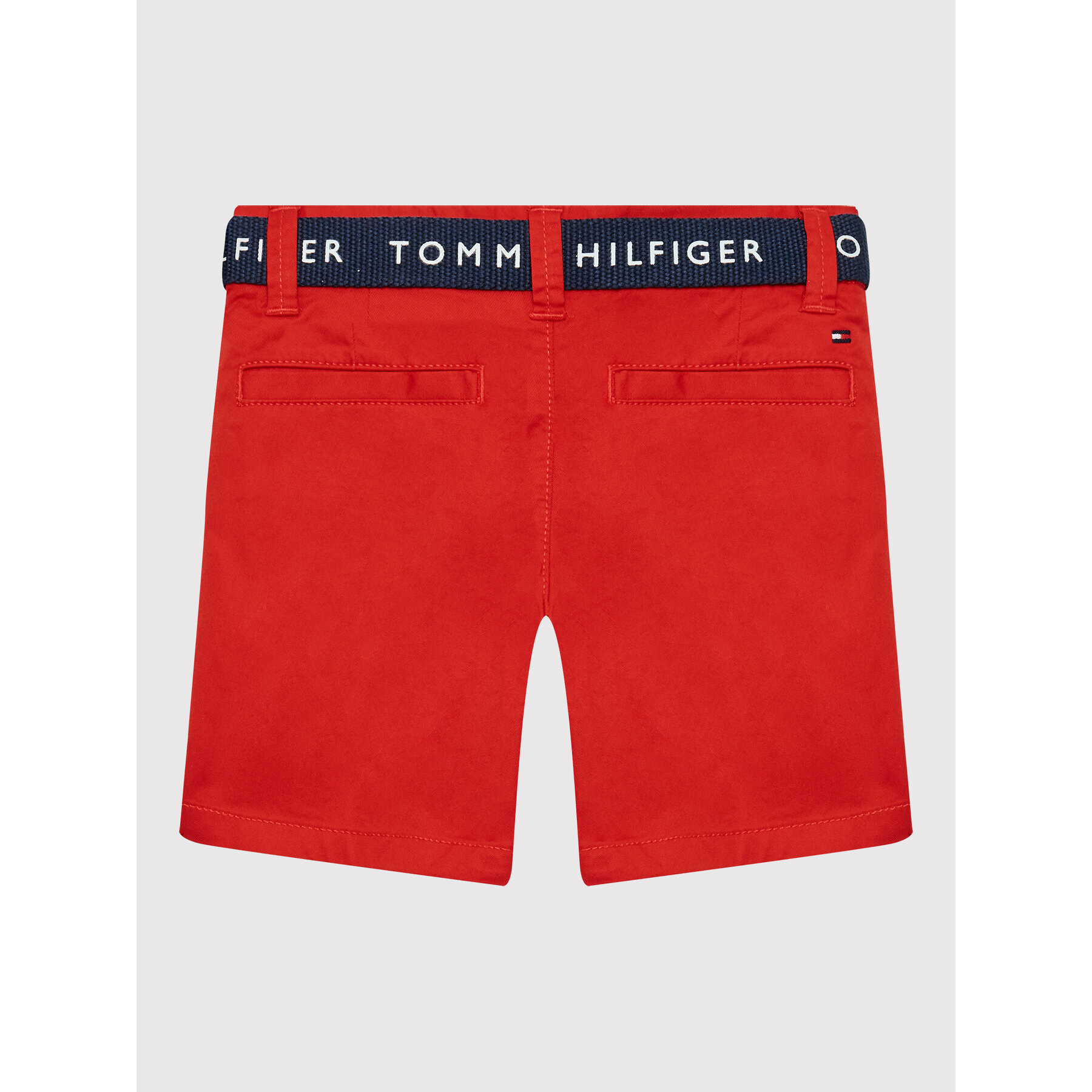 Tommy Hilfiger Šortky z materiálu Essential KB0KB07399 D Červená Slim Fit - Pepit.cz