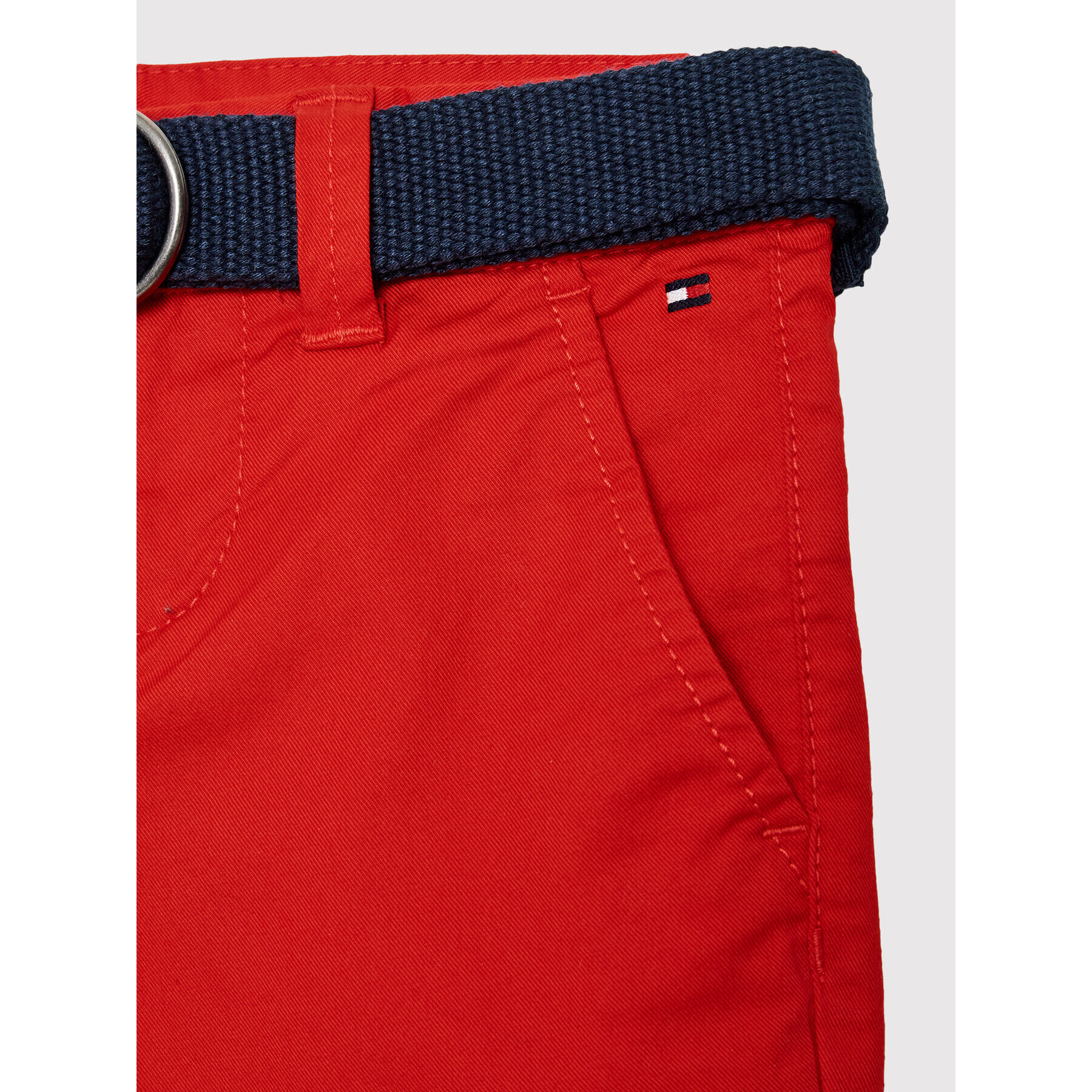 Tommy Hilfiger Šortky z materiálu Essential KB0KB07399 D Červená Slim Fit - Pepit.cz