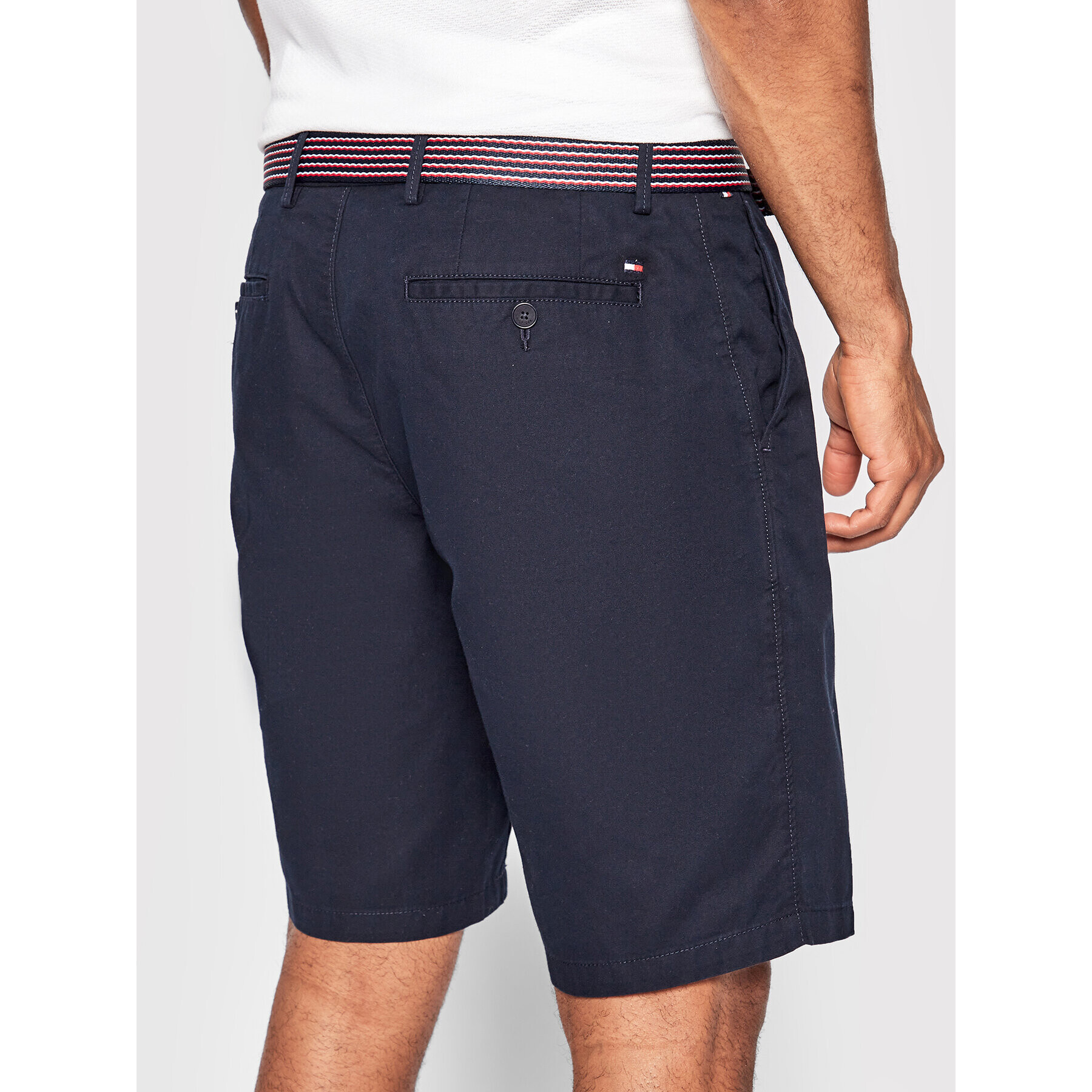 Tommy Hilfiger Šortky z materiálu Harlem MW0MW26620 Tmavomodrá Relaxed Fit - Pepit.cz