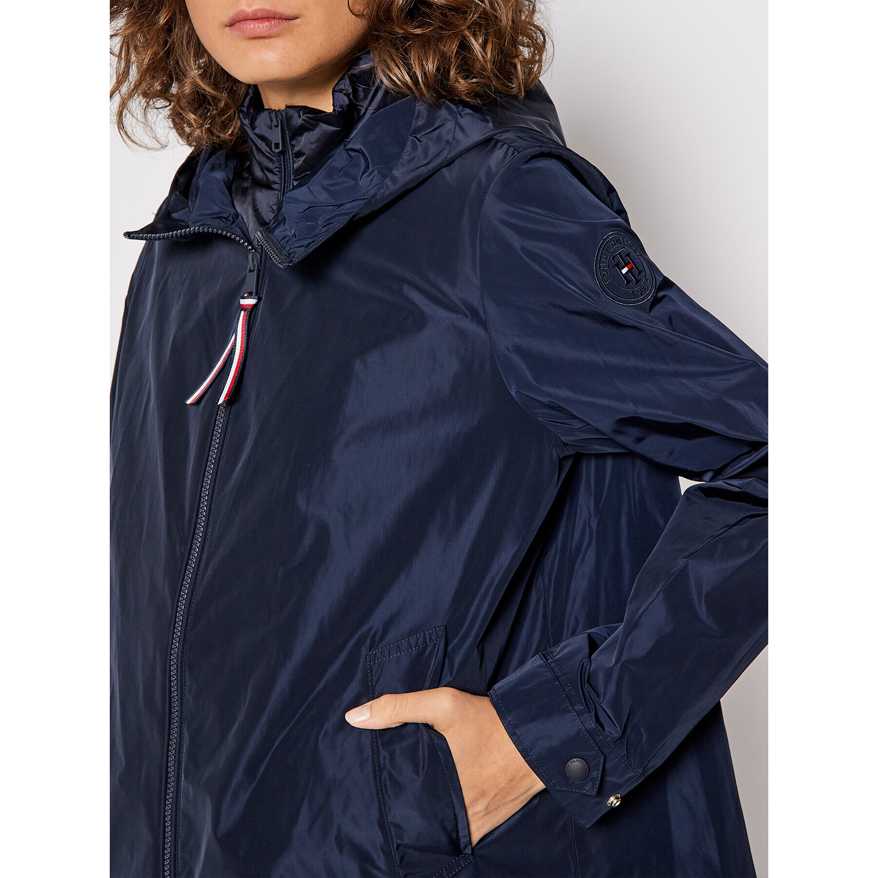 Tommy Hilfiger Souprava bunda a vesta WW0WW29802 Tmavomodrá Regular Fit - Pepit.cz