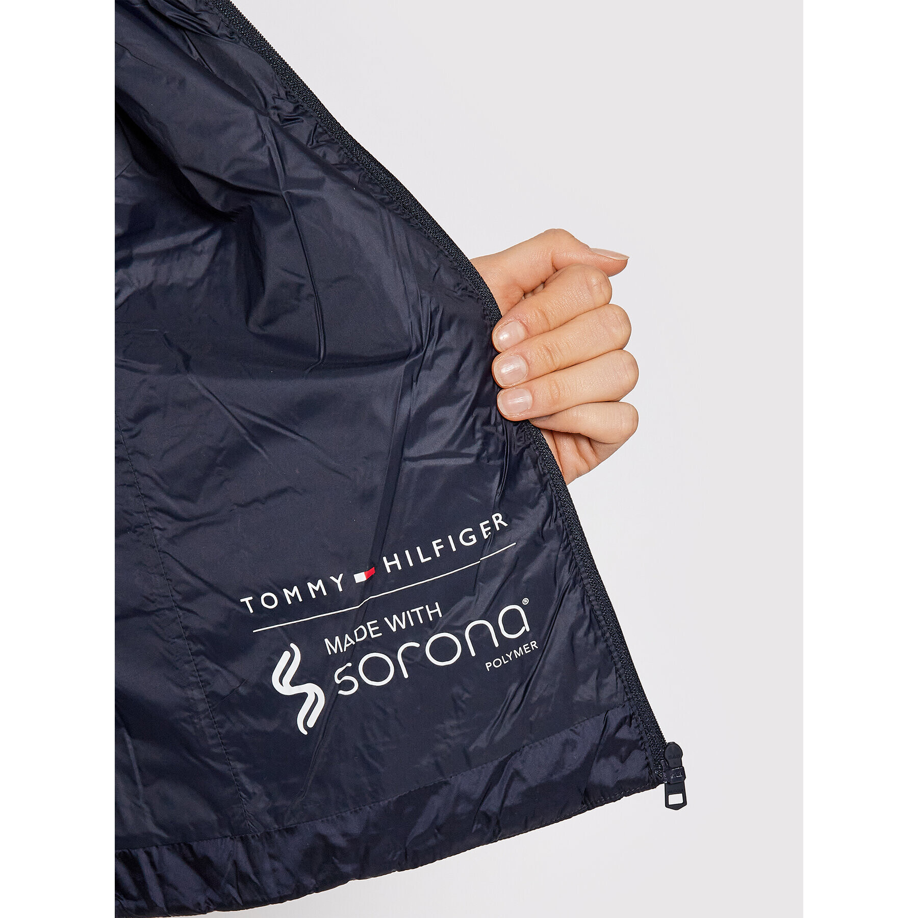 Tommy Hilfiger Souprava bunda a vesta WW0WW29802 Tmavomodrá Regular Fit - Pepit.cz