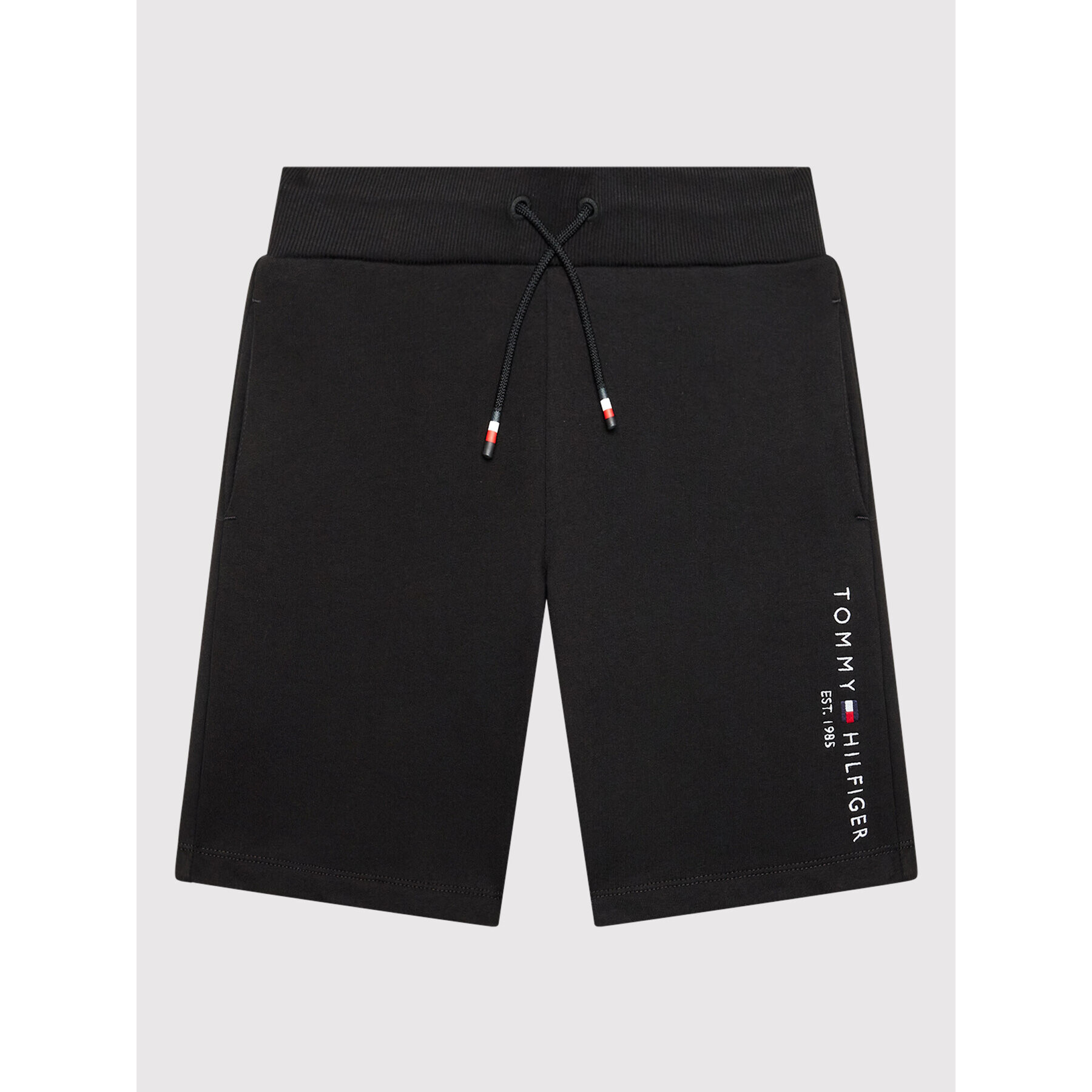 Tommy Hilfiger Sportovní kraťasy Essential KB0KB07116 Černá Regular Fit - Pepit.cz