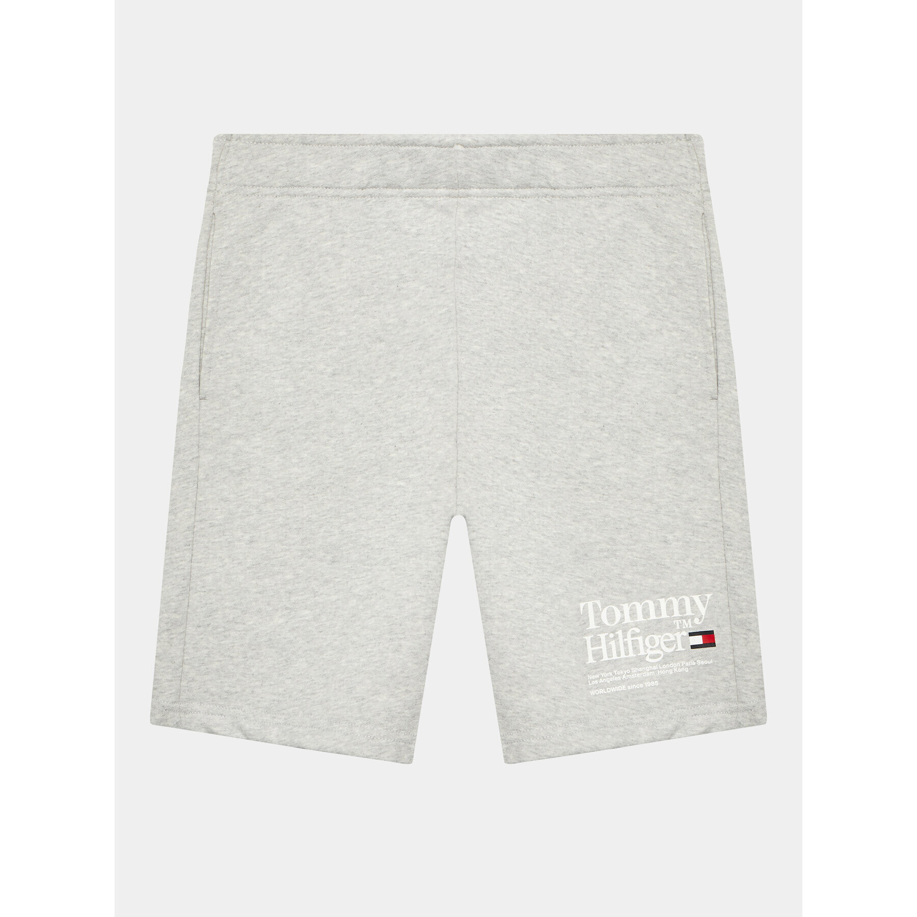 Tommy Hilfiger Sportovní kraťasy KB0KB08119 D Šedá Regular Fit - Pepit.cz