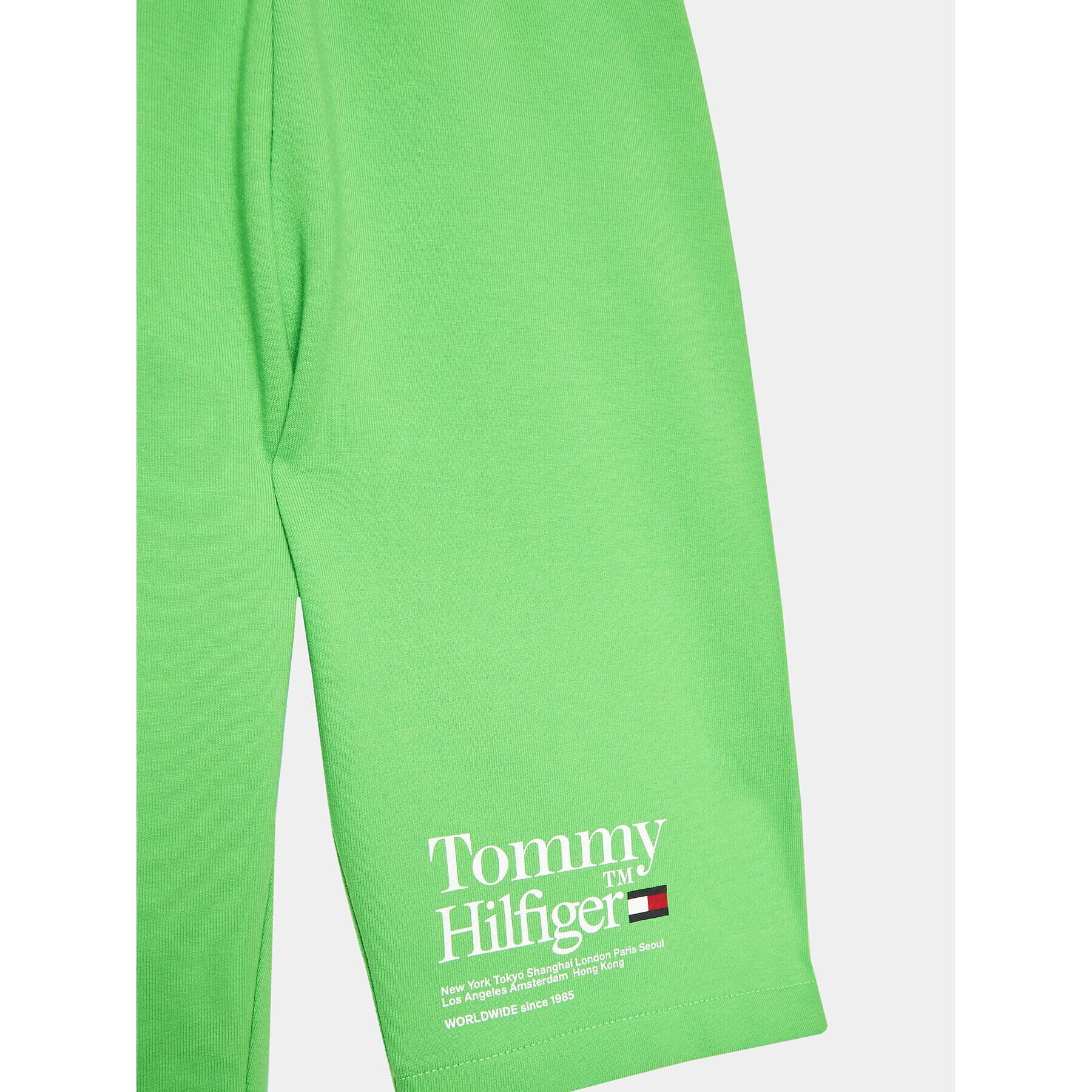 Tommy Hilfiger Sportovní kraťasy Timeless KG0KG07253 D Zelená Slim Fit - Pepit.cz