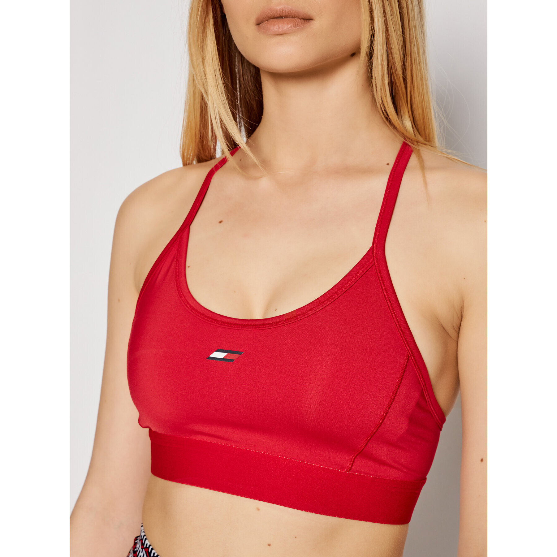 Tommy Hilfiger Sportovní podprsenka Light Intensity S10S100971 Červená - Pepit.cz